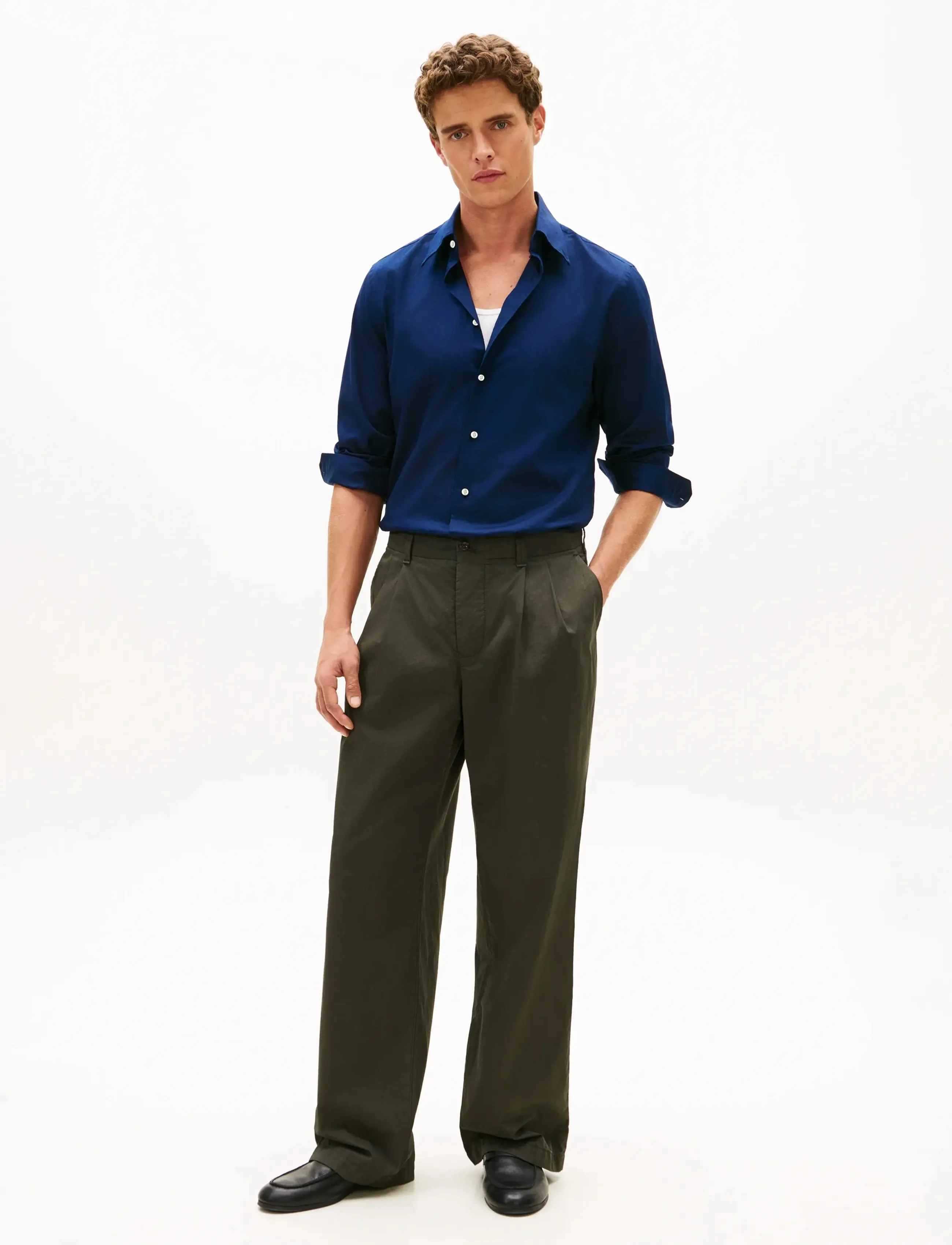 Tommy Hilfiger - DC FLEX COLLAR BD TWILL SHIRT - oxford-skjortor - carbon navy - 3