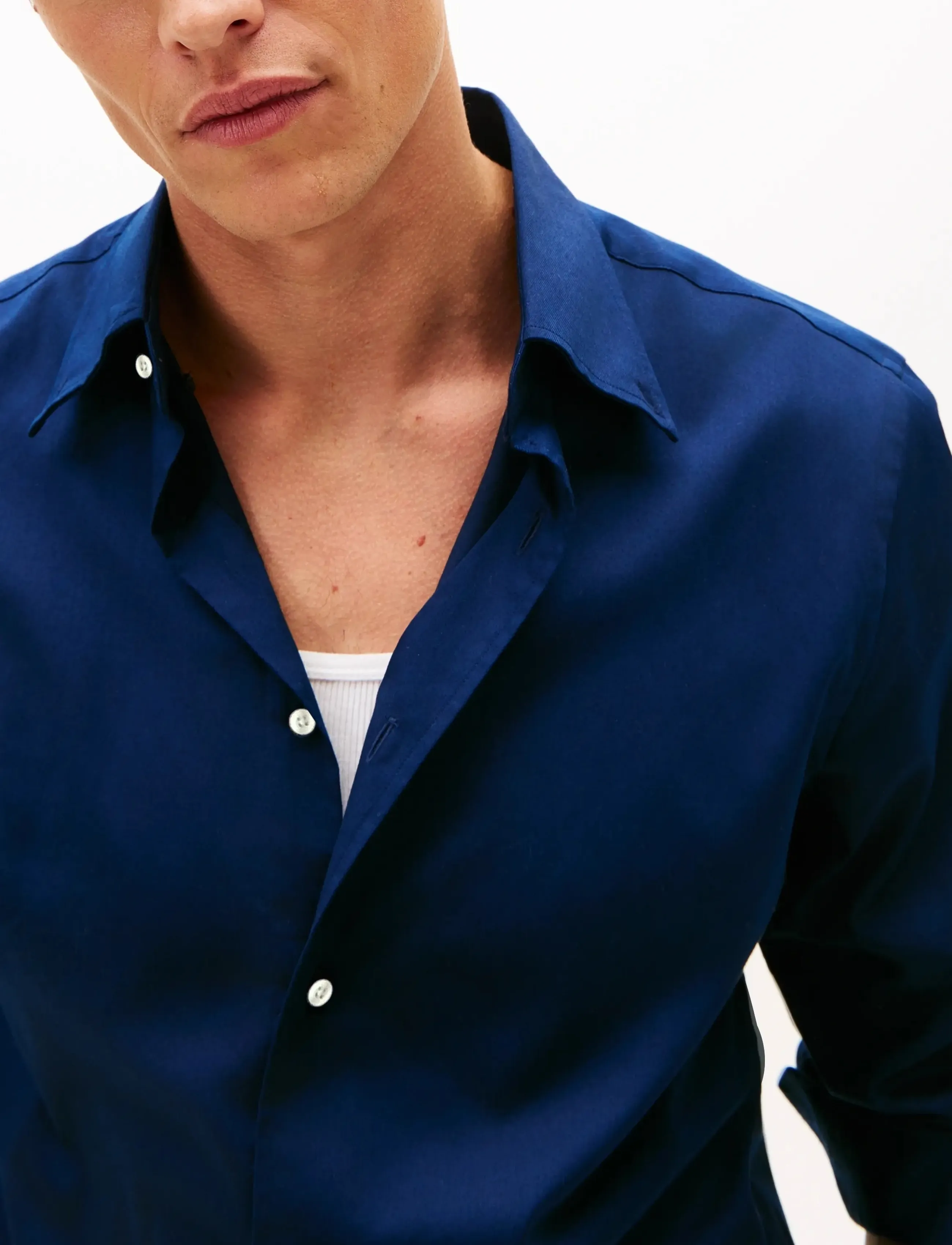 Tommy Hilfiger - DC FLEX COLLAR BD TWILL SHIRT - oxford-skjortor - carbon navy - 4