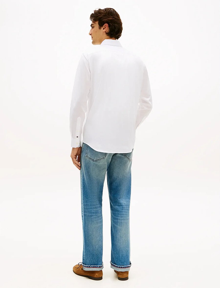 Tommy Hilfiger - DC FLEX COLLAR BD TWILL SHIRT - oxford overhemden - white - 2