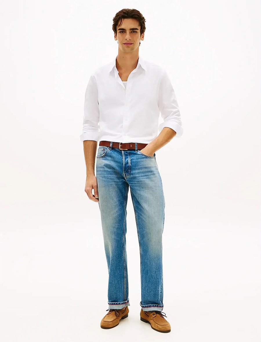 Tommy Hilfiger - DC FLEX COLLAR BD TWILL SHIRT - oxford overhemden - white - 3