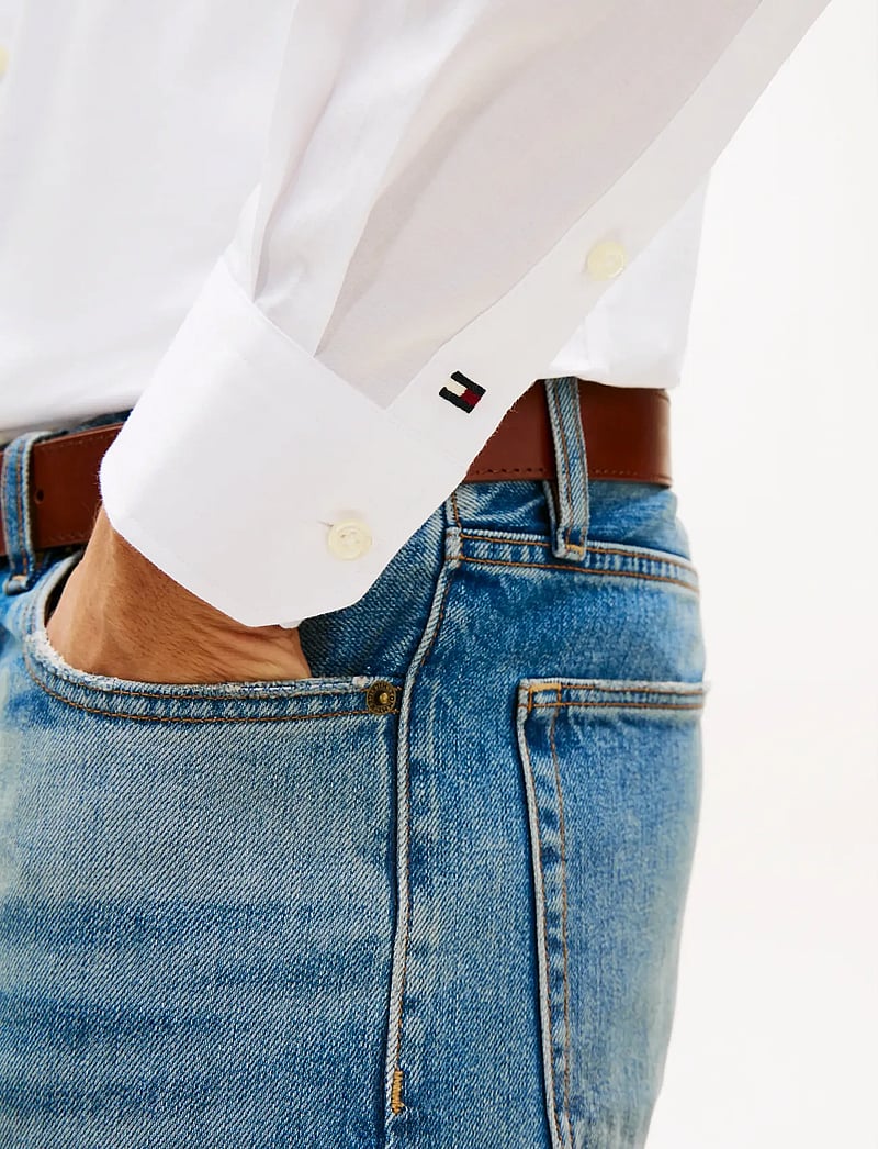 Tommy Hilfiger - DC FLEX COLLAR BD TWILL SHIRT - oxford-skjortor - white - 4