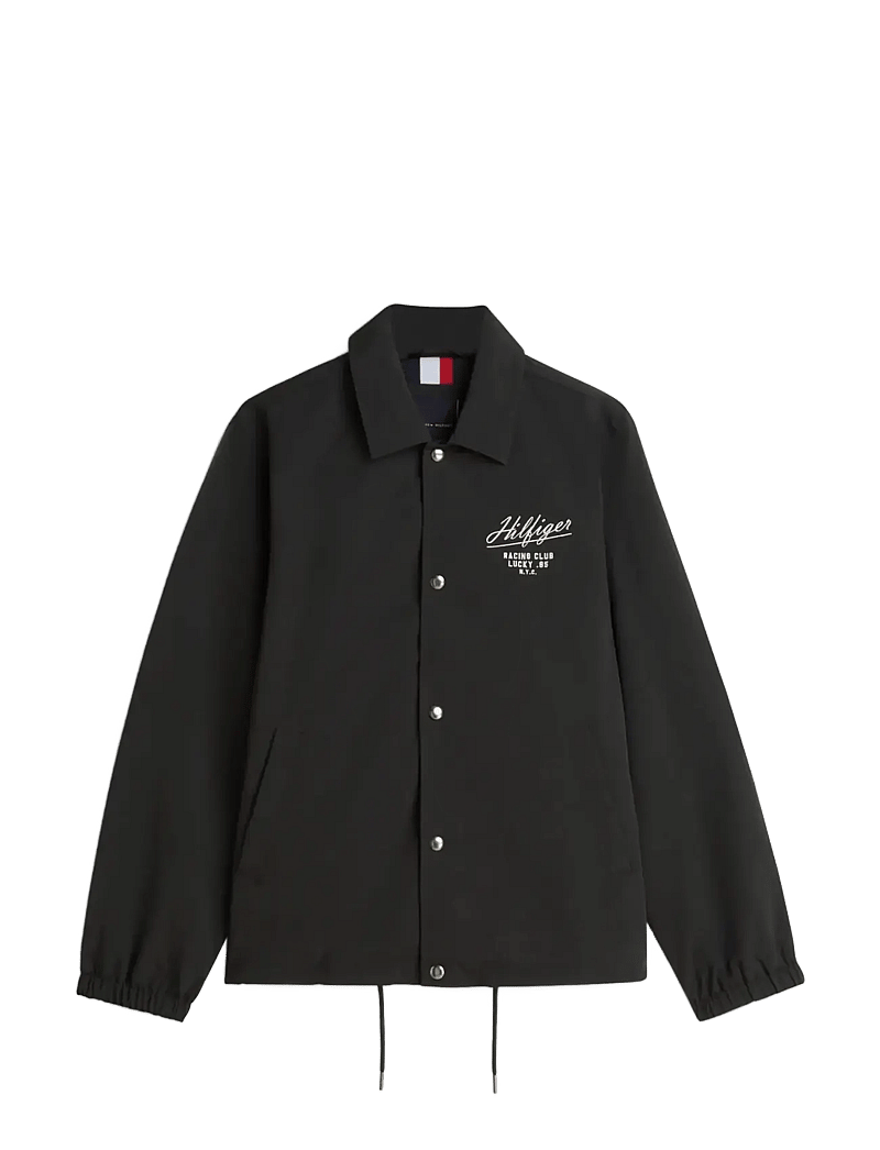 Tommy Hilfiger - RACING COACH JACKET - collegejakker - black - 1