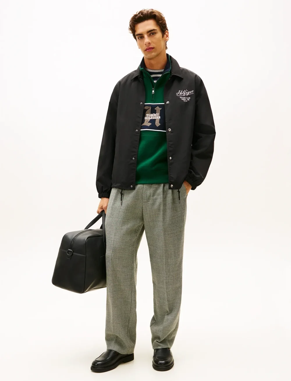 Tommy Hilfiger - RACING COACH JACKET - kolledžijakid - black - 2