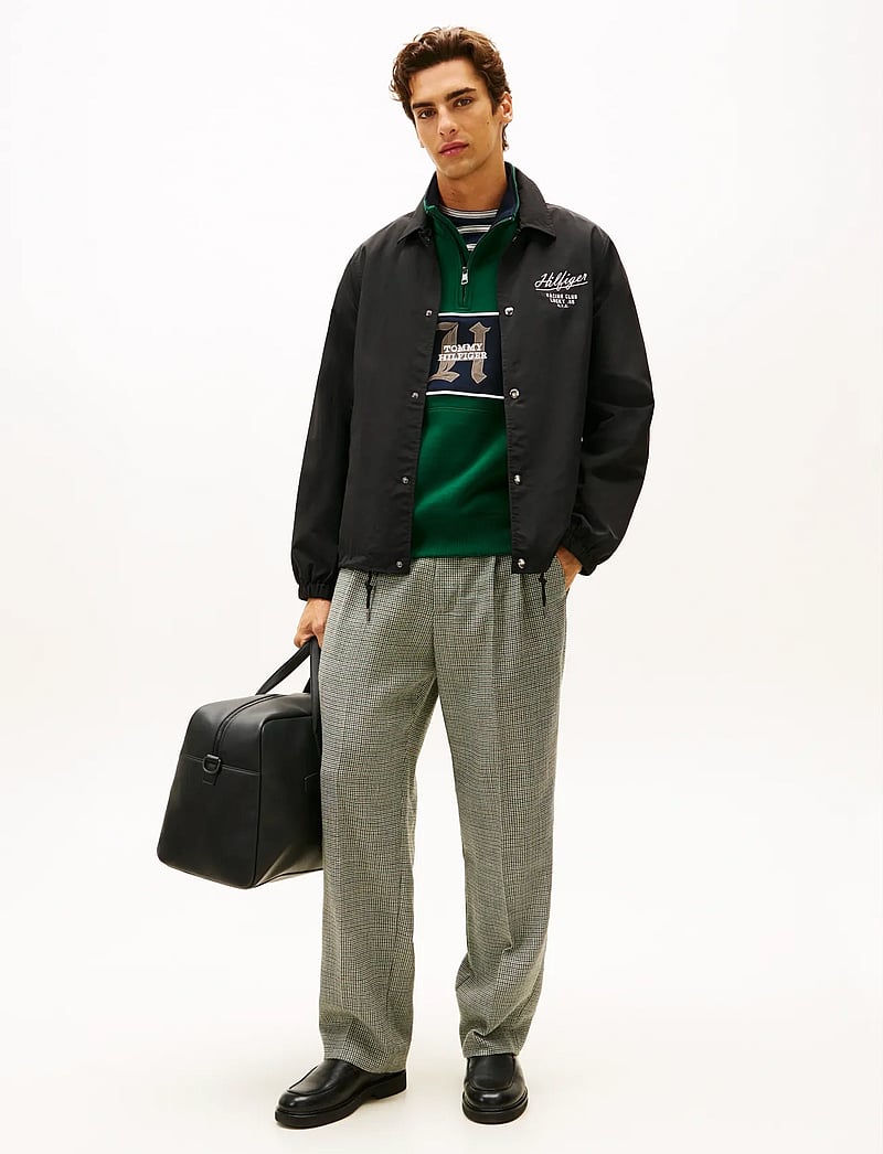 Tommy Hilfiger - RACING COACH JACKET - collegejakker - black - 2