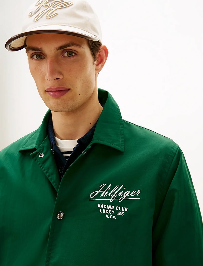 Tommy Hilfiger - RACING COACH JACKET - collegejakker - darkened emerald - 4