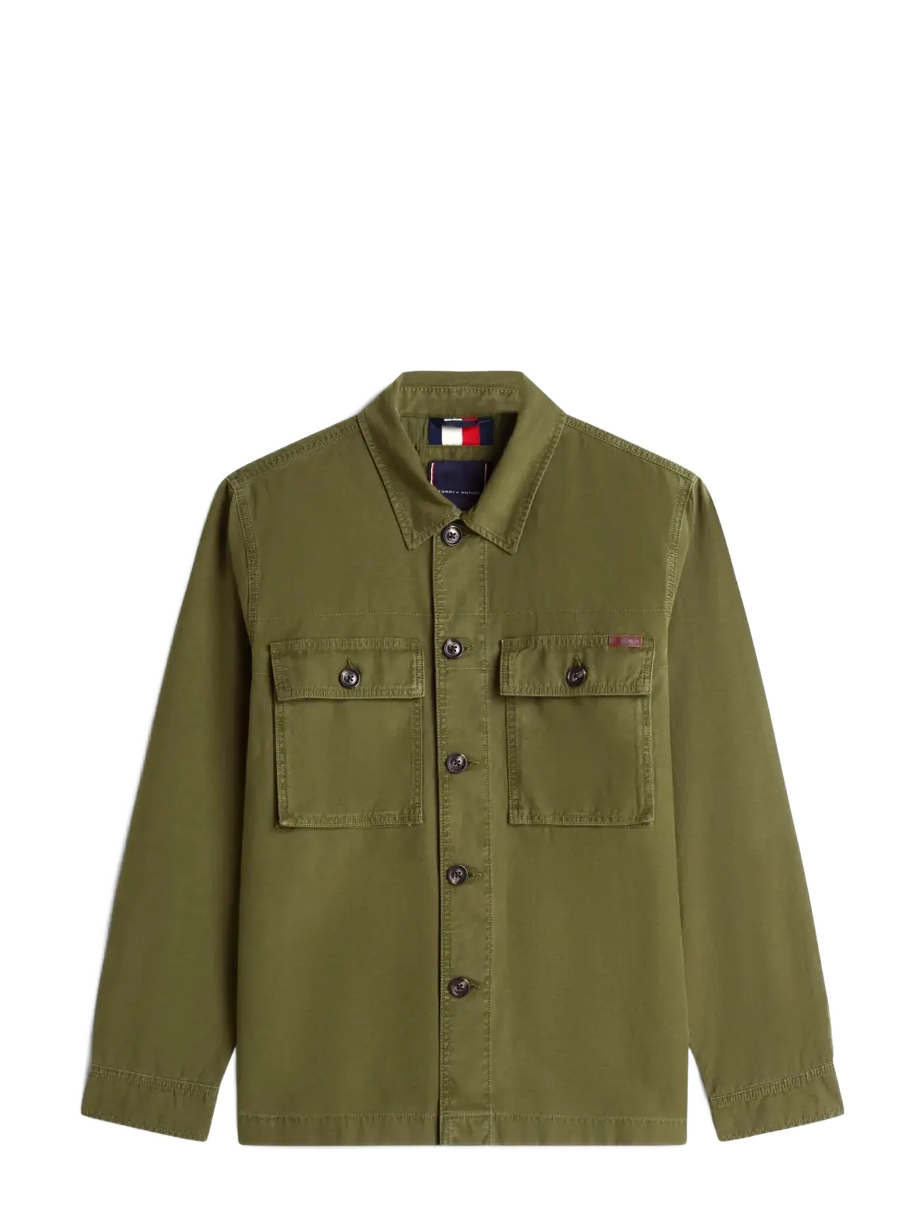 Tommy Hilfiger GMD UTILITY SHIRT JACKET - Overshirts - ARCTIC SPRUCE / khaki/green