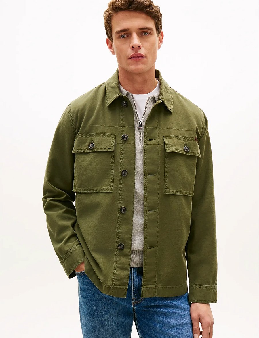Tommy Hilfiger - GMD UTILITY SHIRT JACKET - forårsjakker - arctic spruce - 0