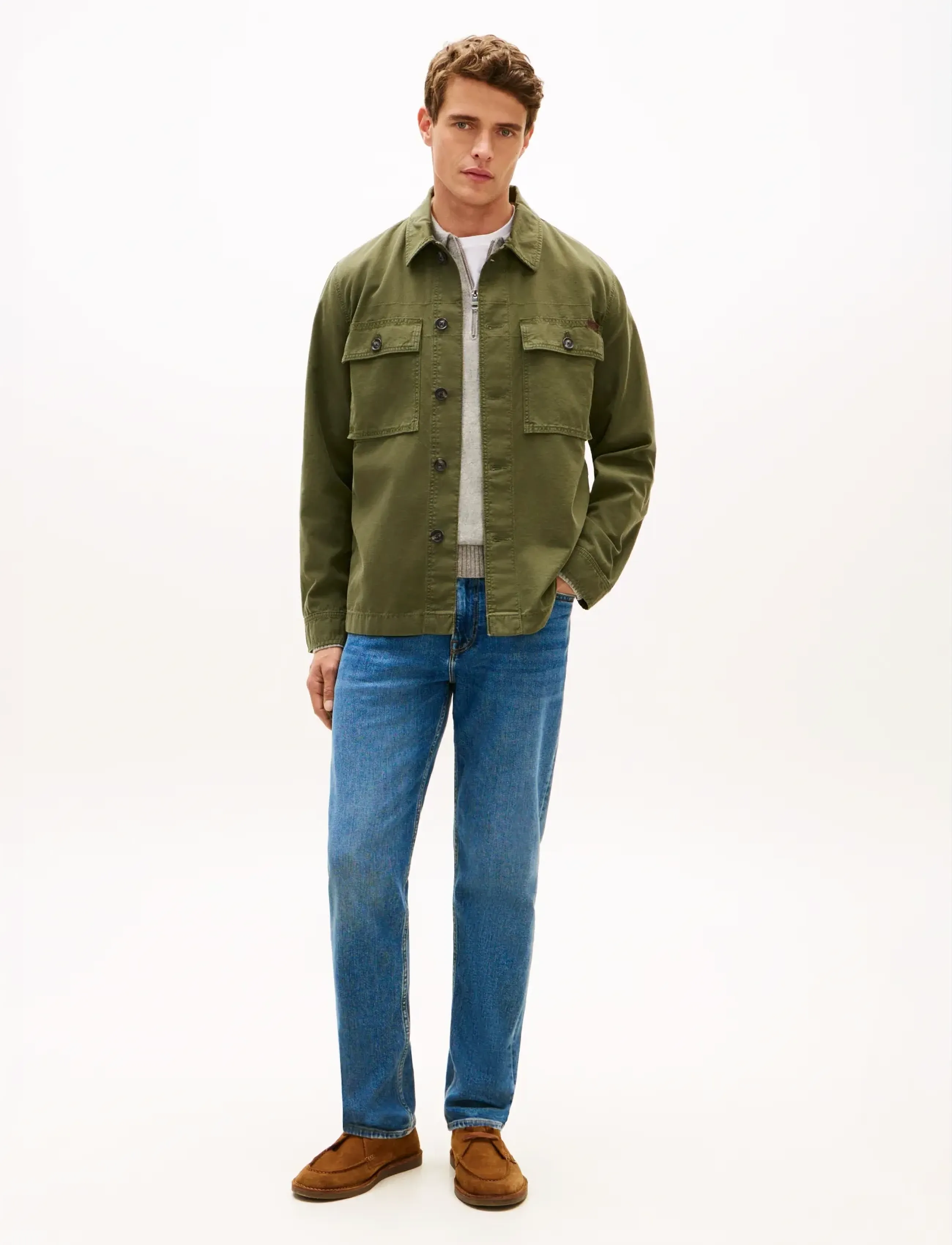 Tommy Hilfiger - GMD UTILITY SHIRT JACKET - forårsjakker - arctic spruce - 2