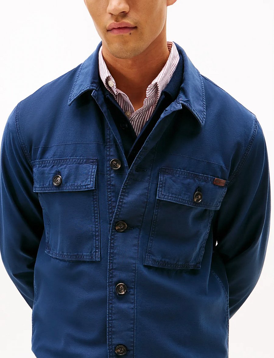 Tommy Hilfiger - GMD UTILITY SHIRT JACKET - kevadjoped - dark night navy - 4