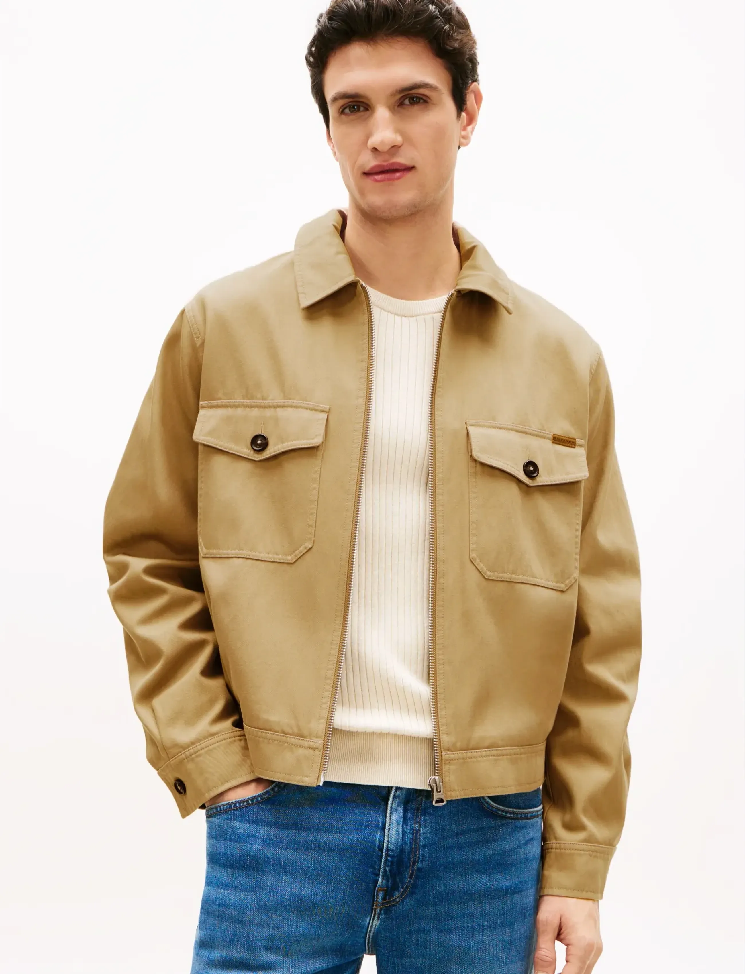 Tommy Hilfiger MERC CO IVY JKT - Leichte jacken - COASTAL TAUPE / beige