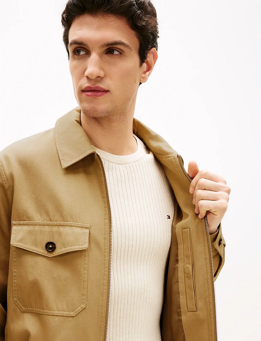 Tommy Hilfiger - MERC CO IVY JKT - leichte jacken - coastal taupe - 5