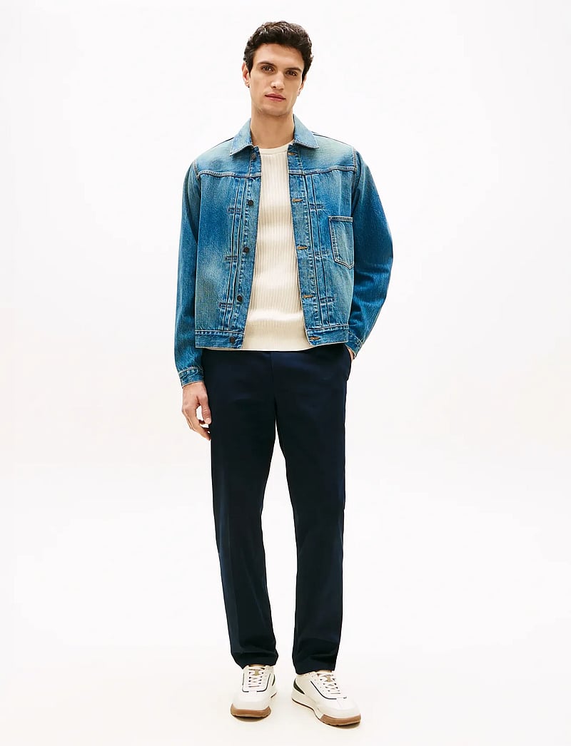 Tommy Hilfiger - TRUCKER JKT TYPE 1 MARIO INDIGO - ungefütterte denimjacken - mario blue - 2
