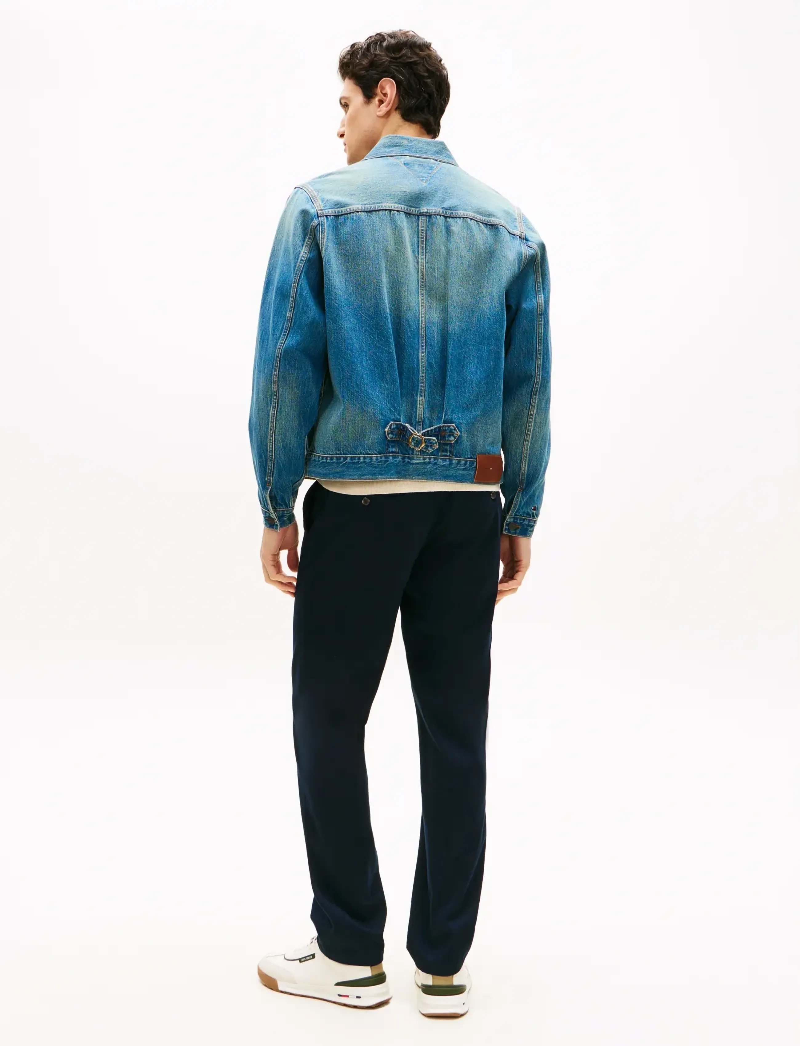 Tommy Hilfiger - TRUCKER JKT TYPE 1 MARIO INDIGO - ungefütterte denimjacken - mario blue - 3