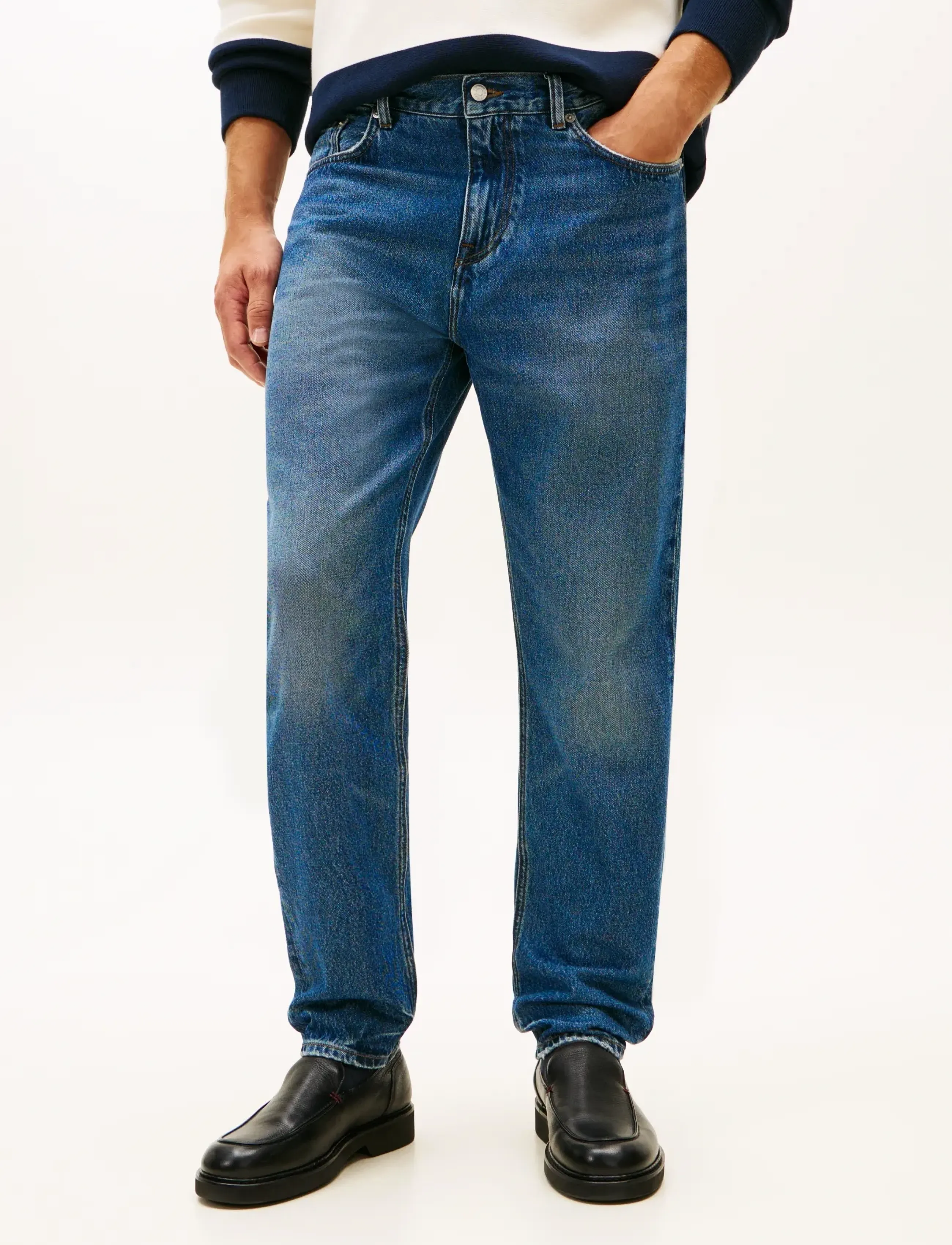 Tommy Hilfiger TAPERED HARLEM RGD BENNY BLUE - Preppy - BENNY BLUE / blue