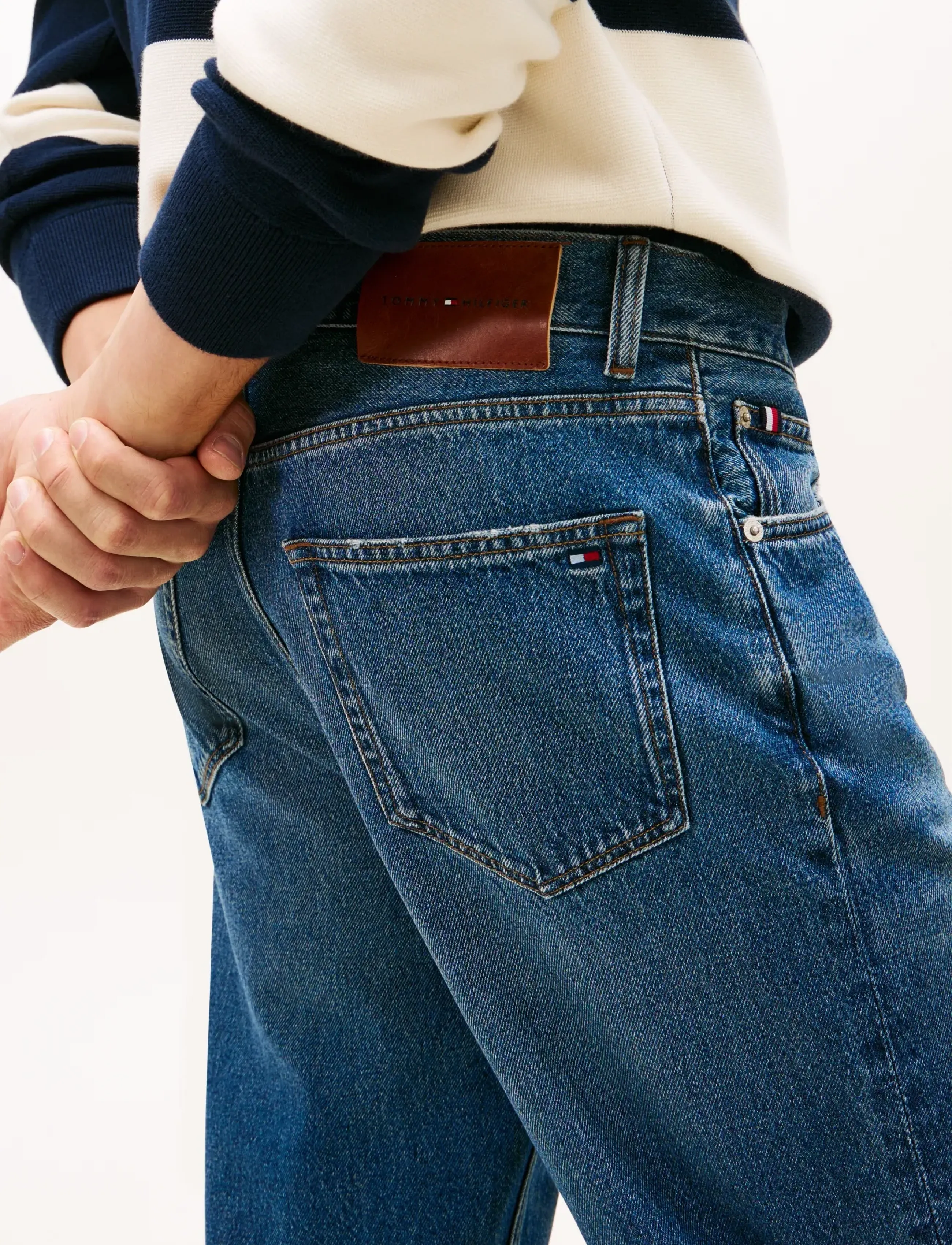 Tommy Hilfiger - TAPERED HARLEM RGD BENNY BLUE - tapered jeans - benny blue - 4