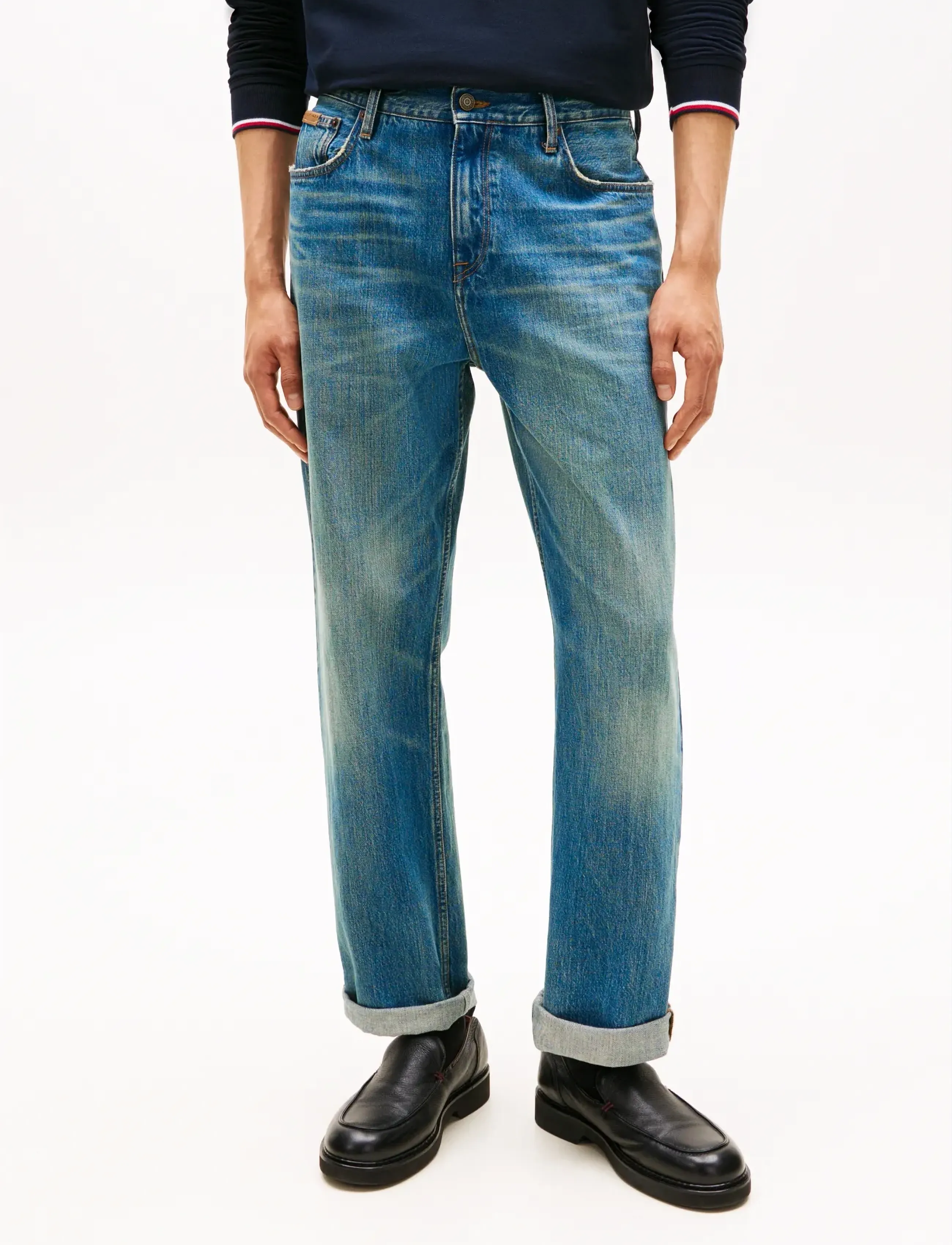 Tommy Hilfiger RELAXED RIVER RGD MARIO IND - Kleidung - MARIO BLUE / blue