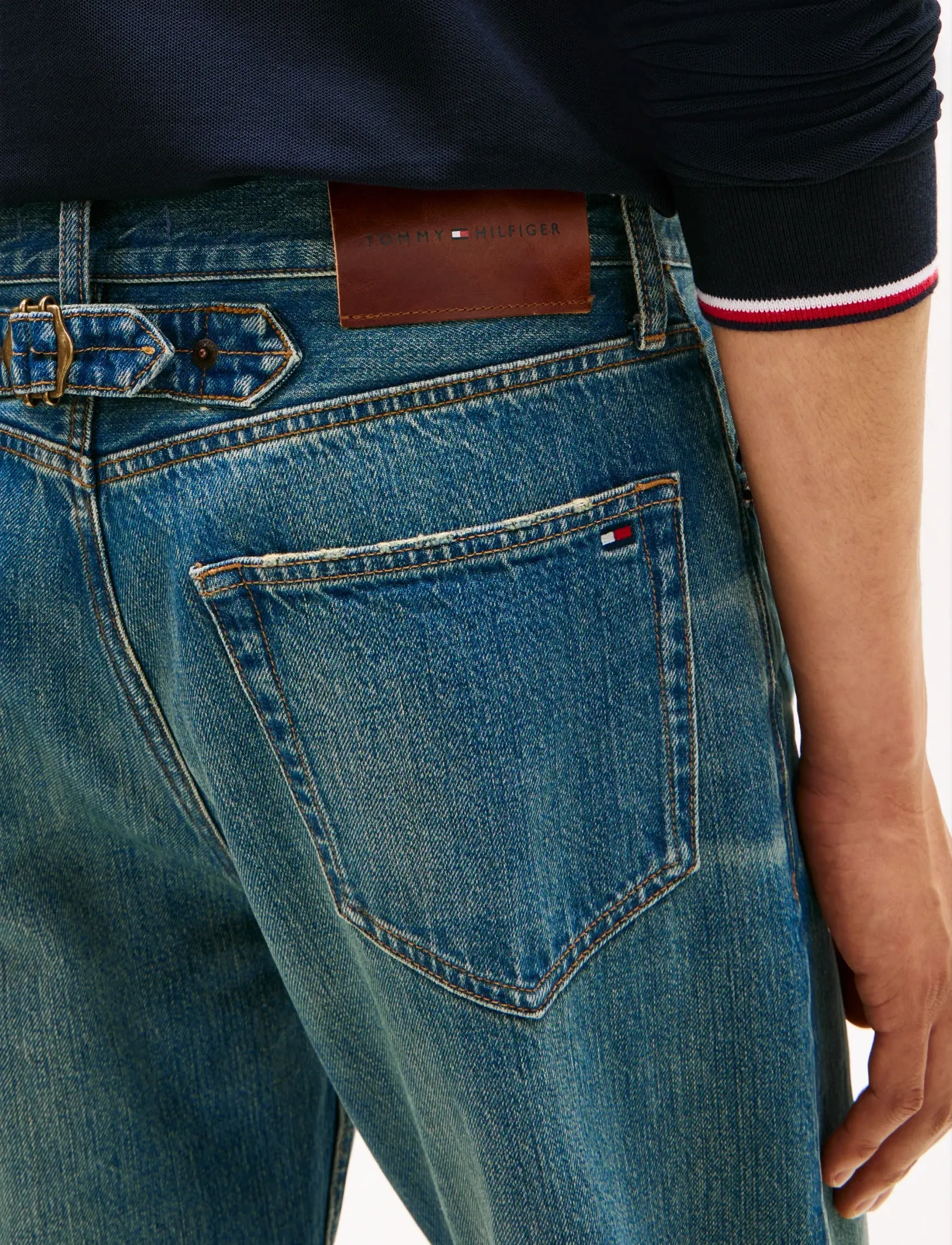 TOMMY HILFIGER Relaxed River Rgd Mario Ind relaxed fit jeans herr – bild 4