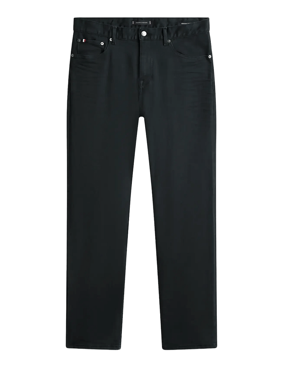 Tommy Hilfiger - STRAIGHT DENTON STR BRENT BLACK - regular jeans - brent black - 1
