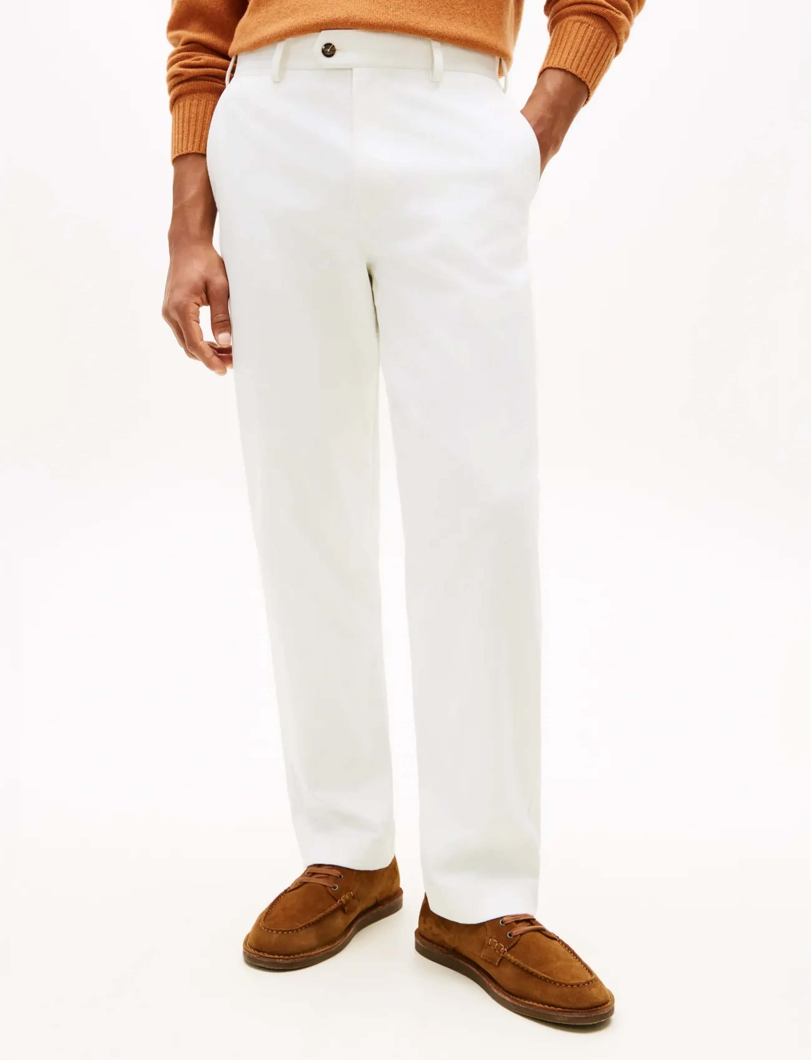 Tommy Hilfiger - MURRAY HERITAGE - chinos - ivory silk - 0