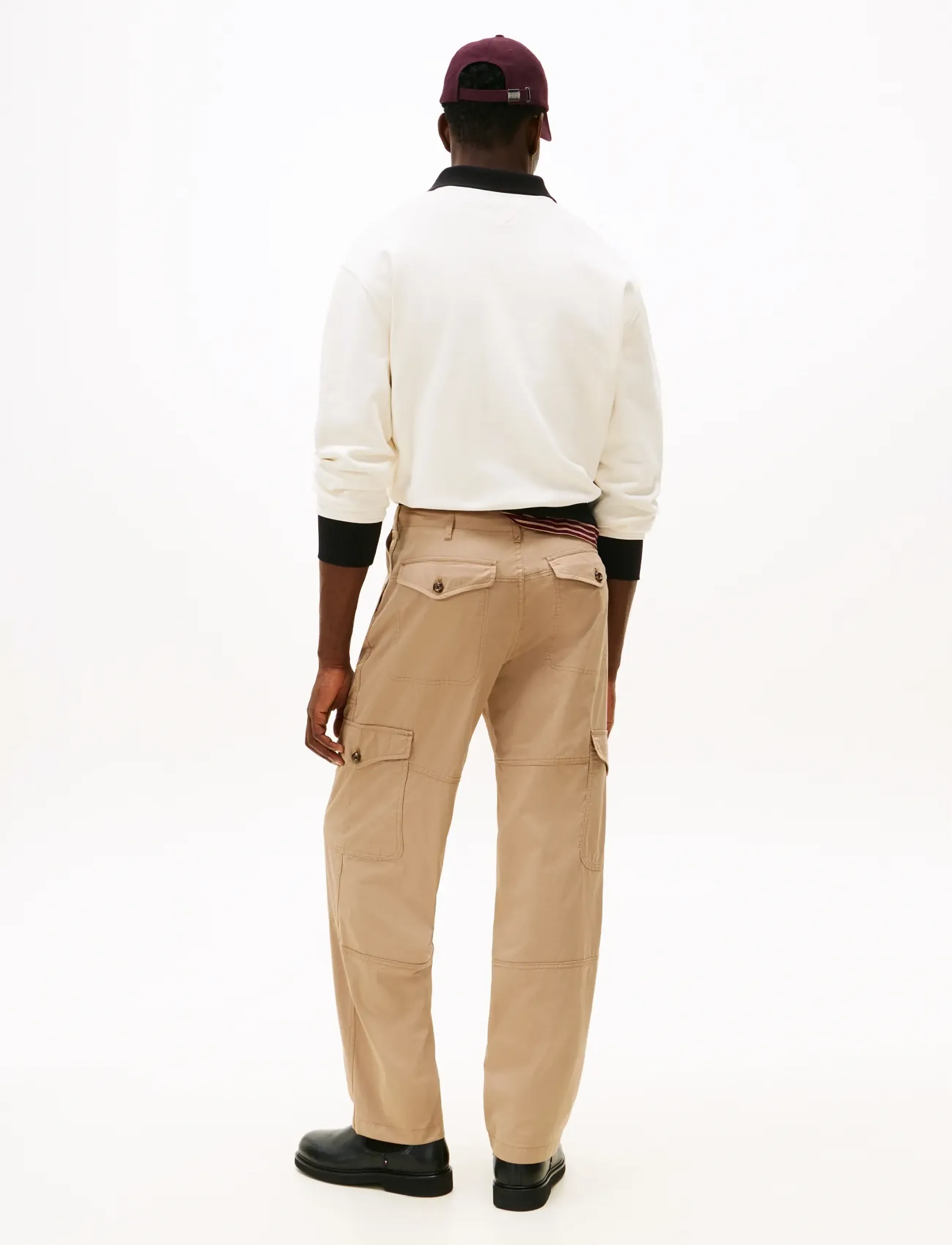 Tommy Hilfiger - MURRAY CARGO CO-NYLON TWILL - cargobukser - coastal taupe - 2