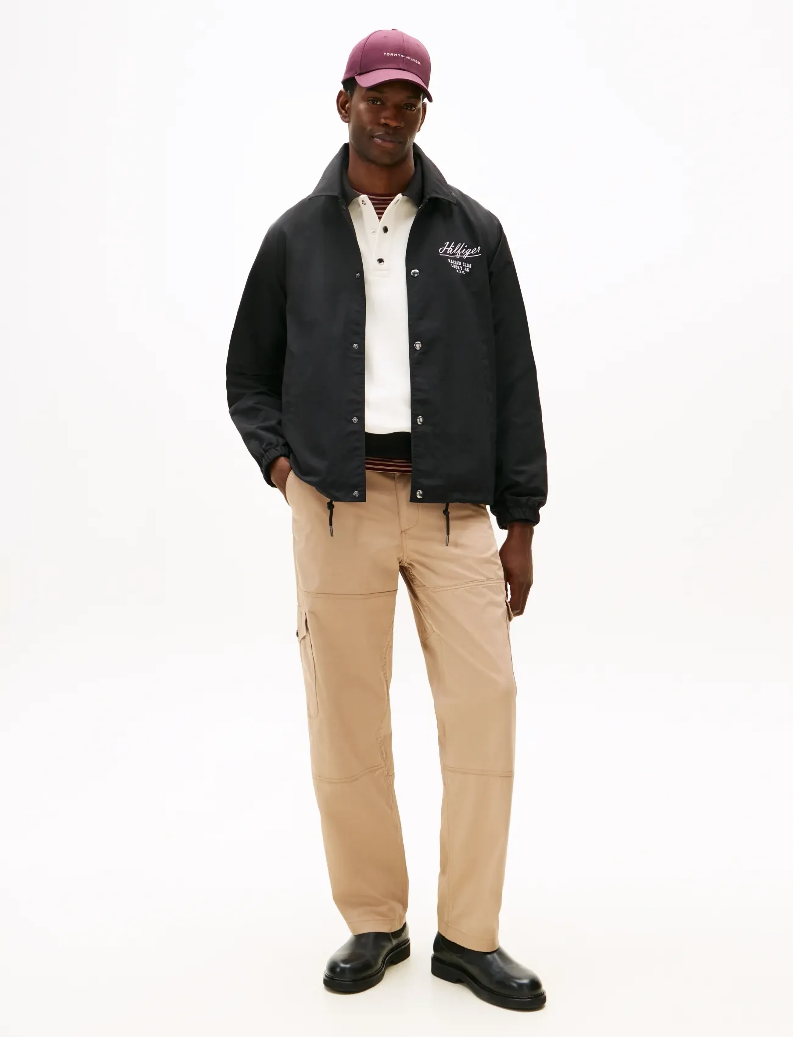 Tommy Hilfiger - MURRAY CARGO CO-NYLON TWILL - cargobukser - coastal taupe - 3