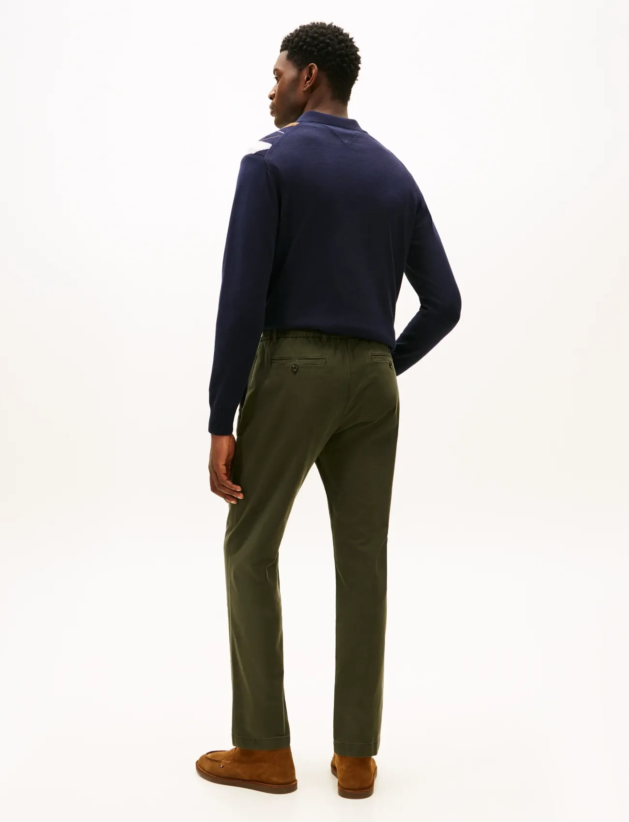 Tommy Hilfiger - HARLEM KNIT TWILL EL GMD - casual - arctic spruce - 2