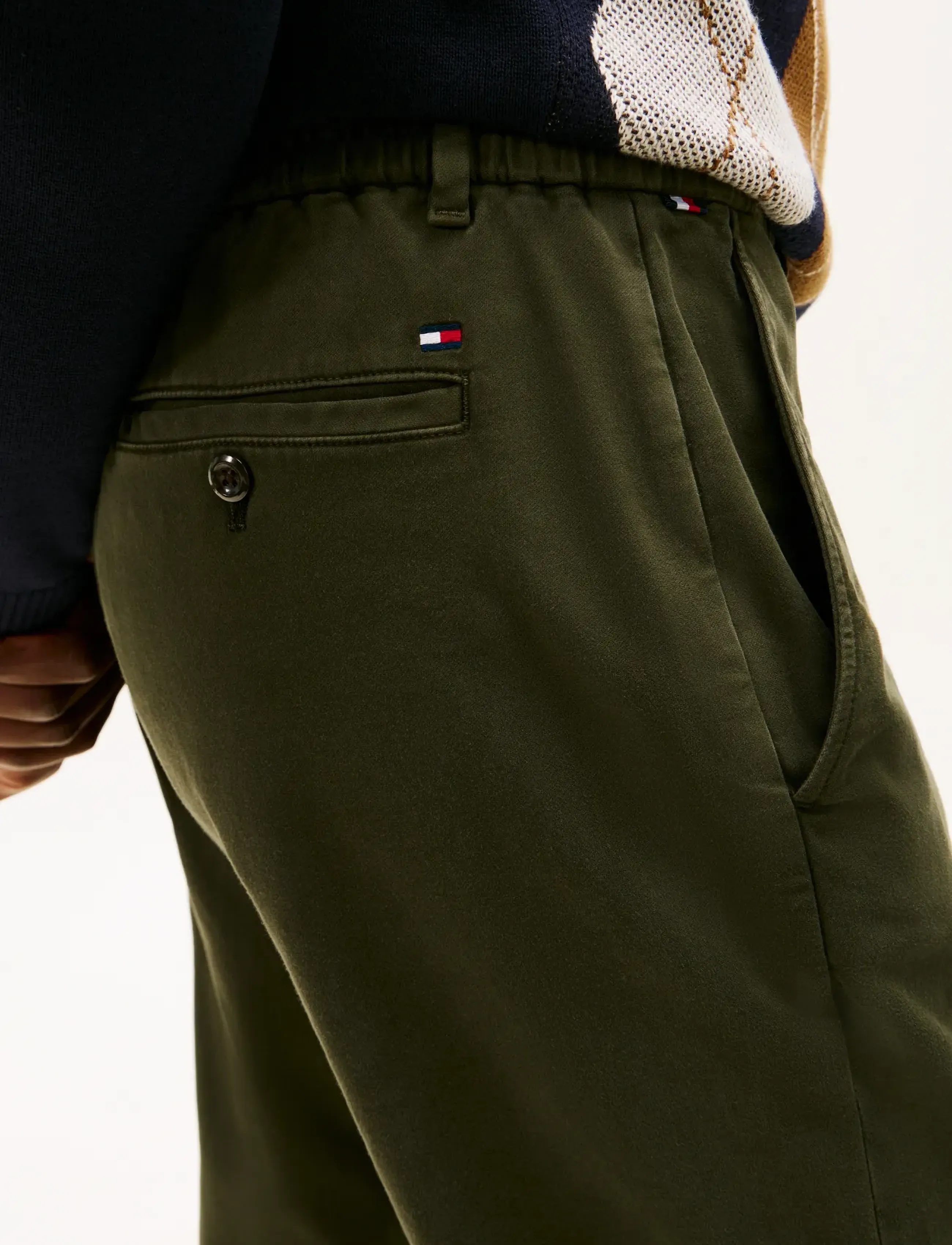 Tommy Hilfiger - HARLEM KNIT TWILL EL GMD - casual - arctic spruce - 4