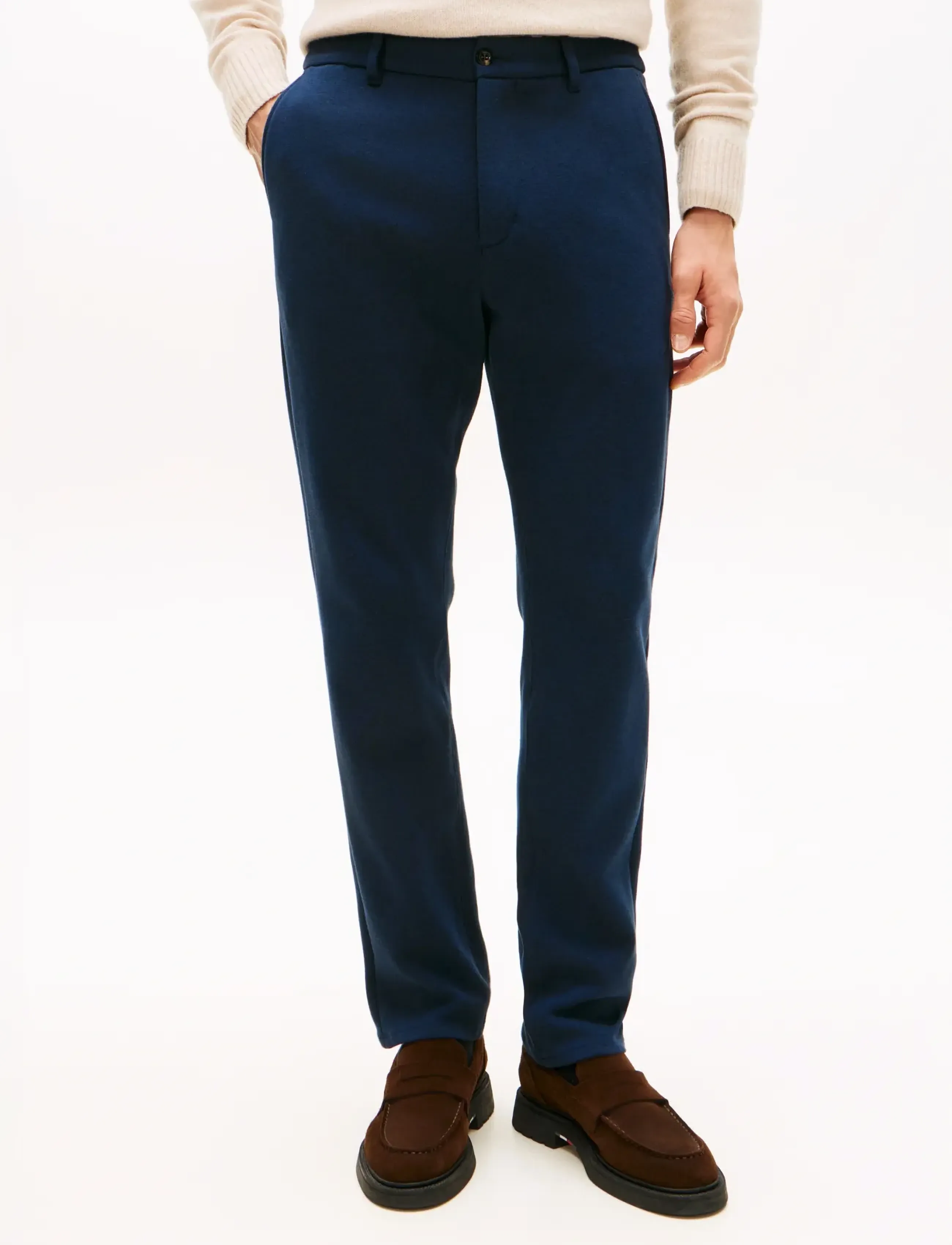 Tommy Hilfiger HARLEM PO KNIT TWO TONE YD - Iedvesma - DESERT SKY / navy