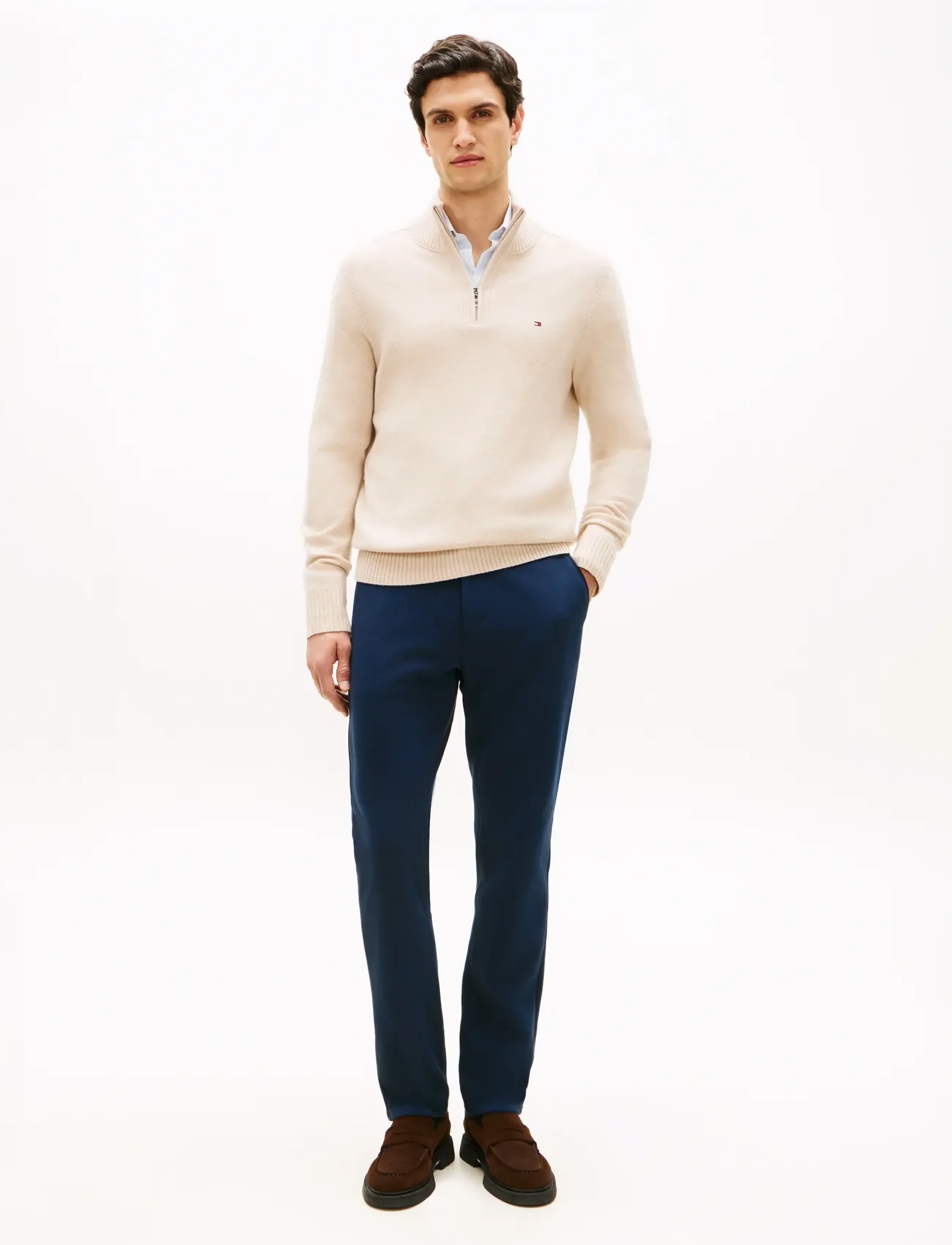 Tommy Hilfiger - HARLEM PO KNIT TWO TONE YD - casual - desert sky - 3