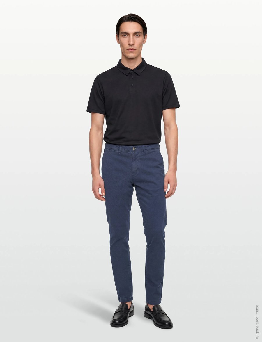 Tommy Hilfiger - HARLEM STRUCTURE GMD - freizeithosen - preppy navy - 0