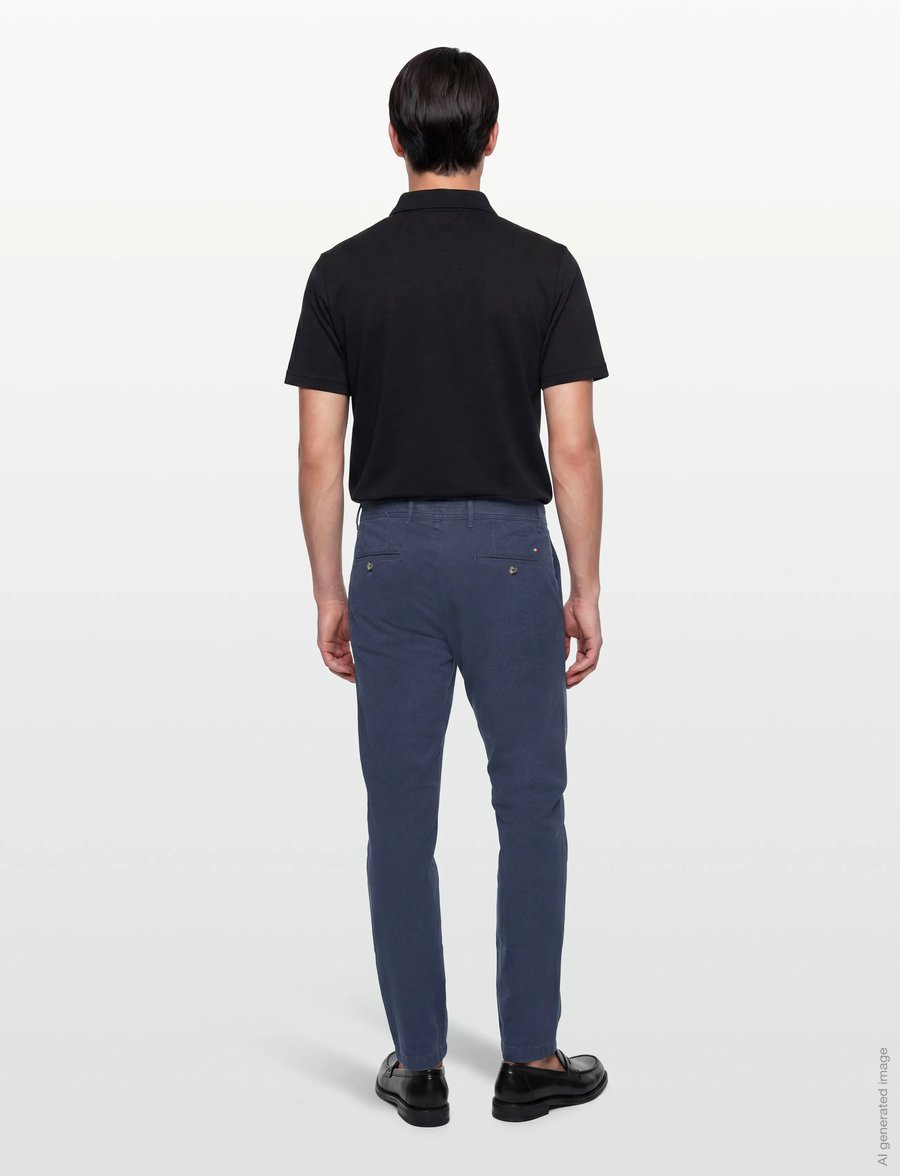 Tommy Hilfiger - HARLEM STRUCTURE GMD - freizeithosen - preppy navy - 4