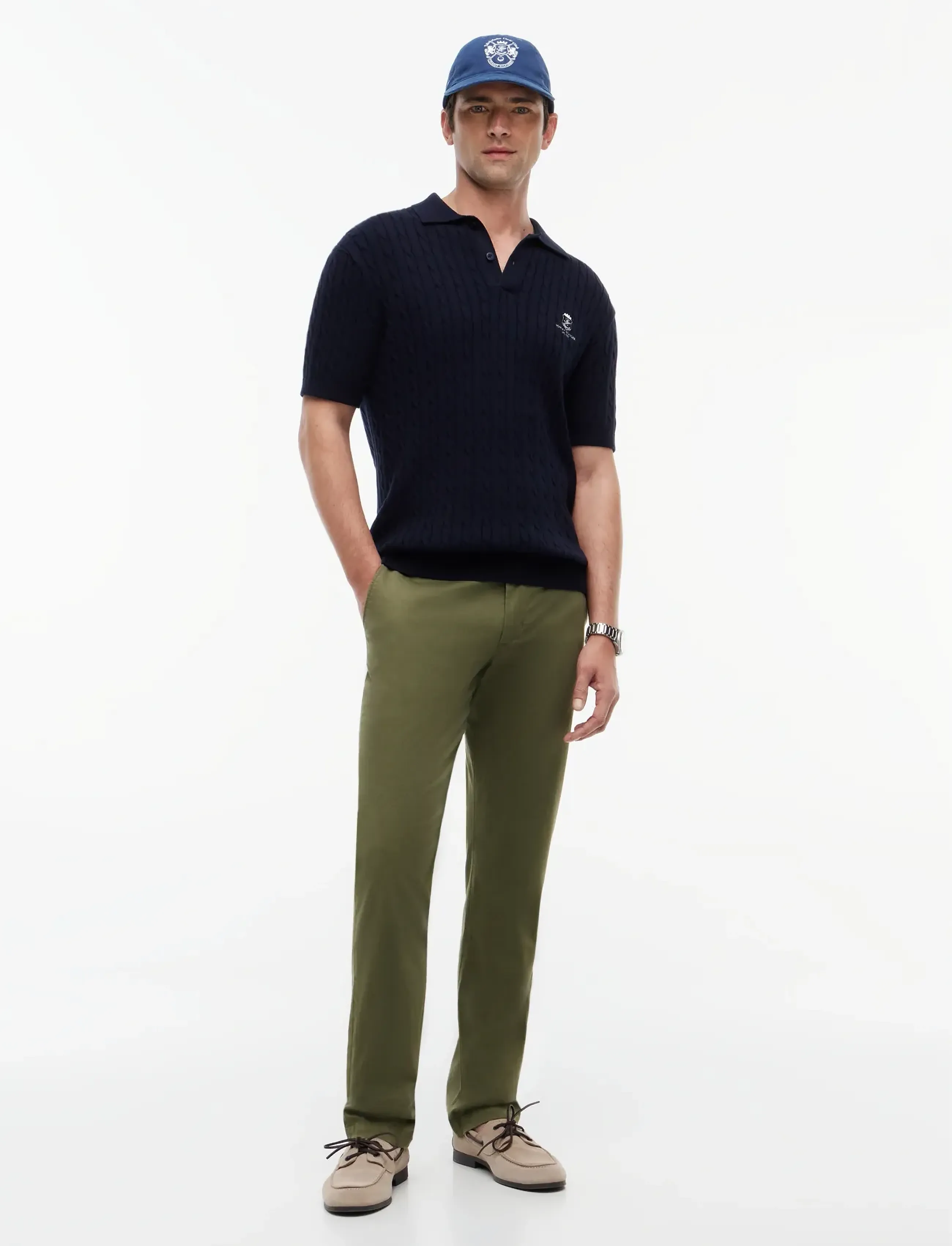 Tommy Hilfiger - DENTON PRINTED STRUCTURE - chinos - dark artichoke - 3