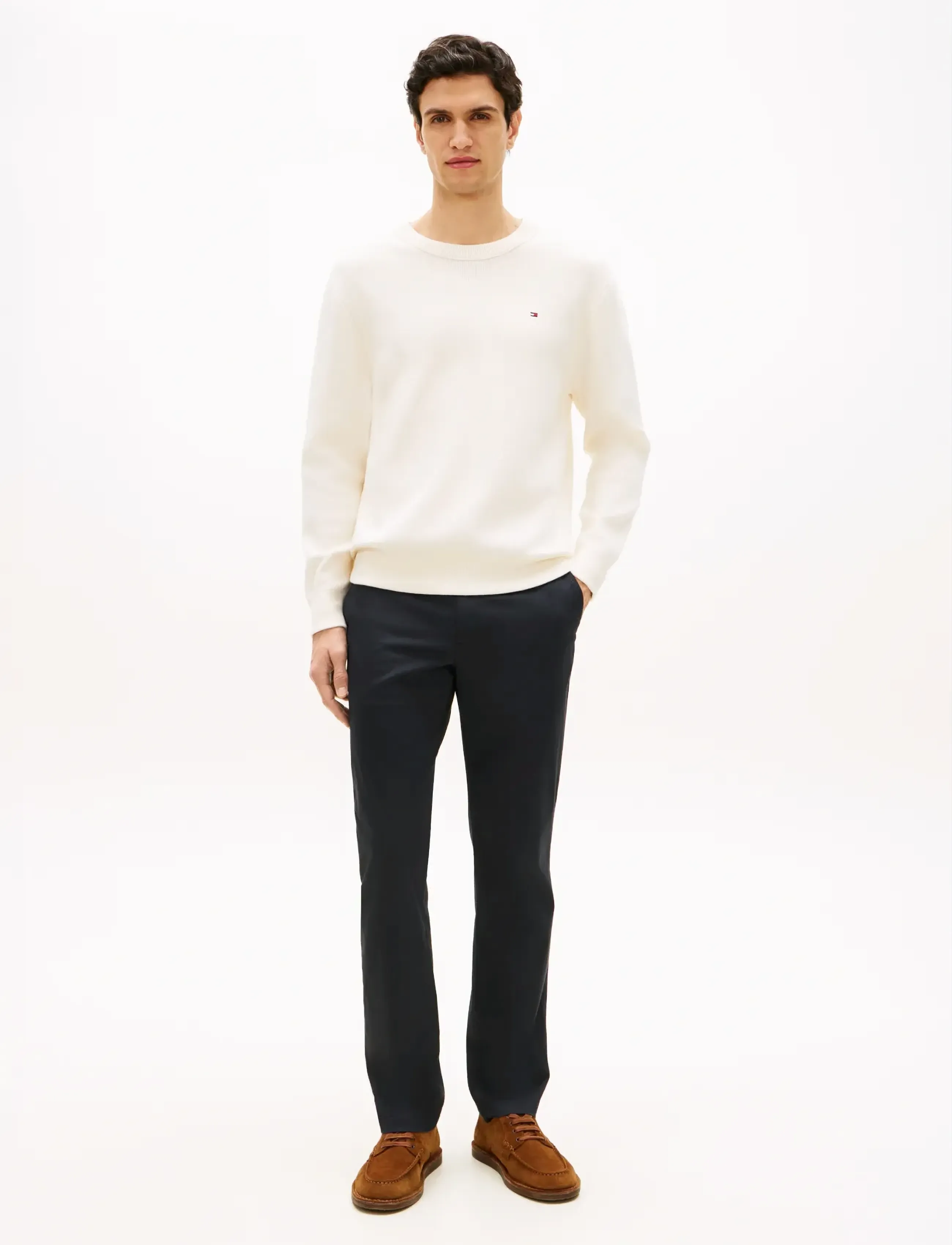 Tommy Hilfiger - DENTON PRINTED STRUCTURE - chinos - desert sky - 3