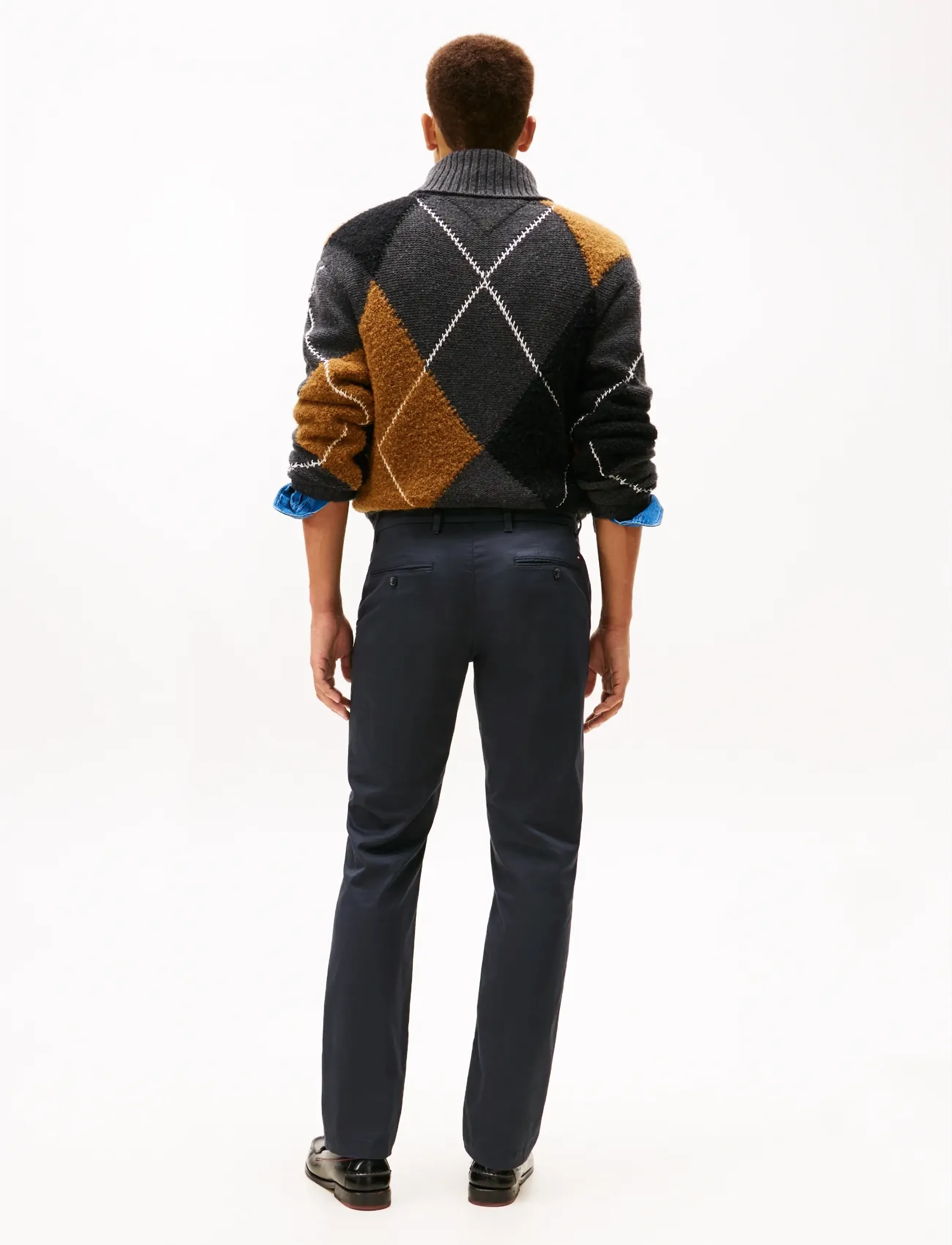 TOMMY HILFIGER Denton Printed Structure casual byxor herr – bild 6