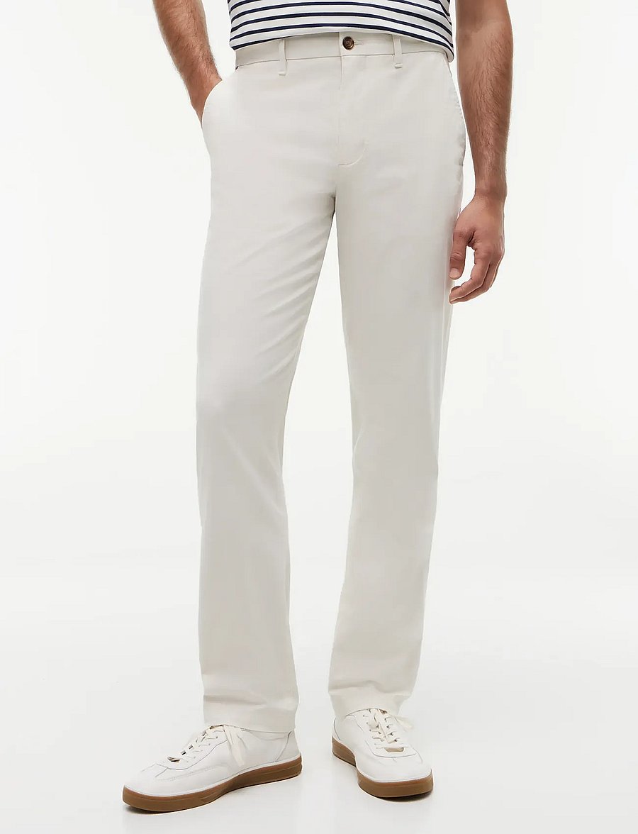 Tommy Hilfiger - DENTON PRINTED STRUCTURE - chinos - ivory petal - 0