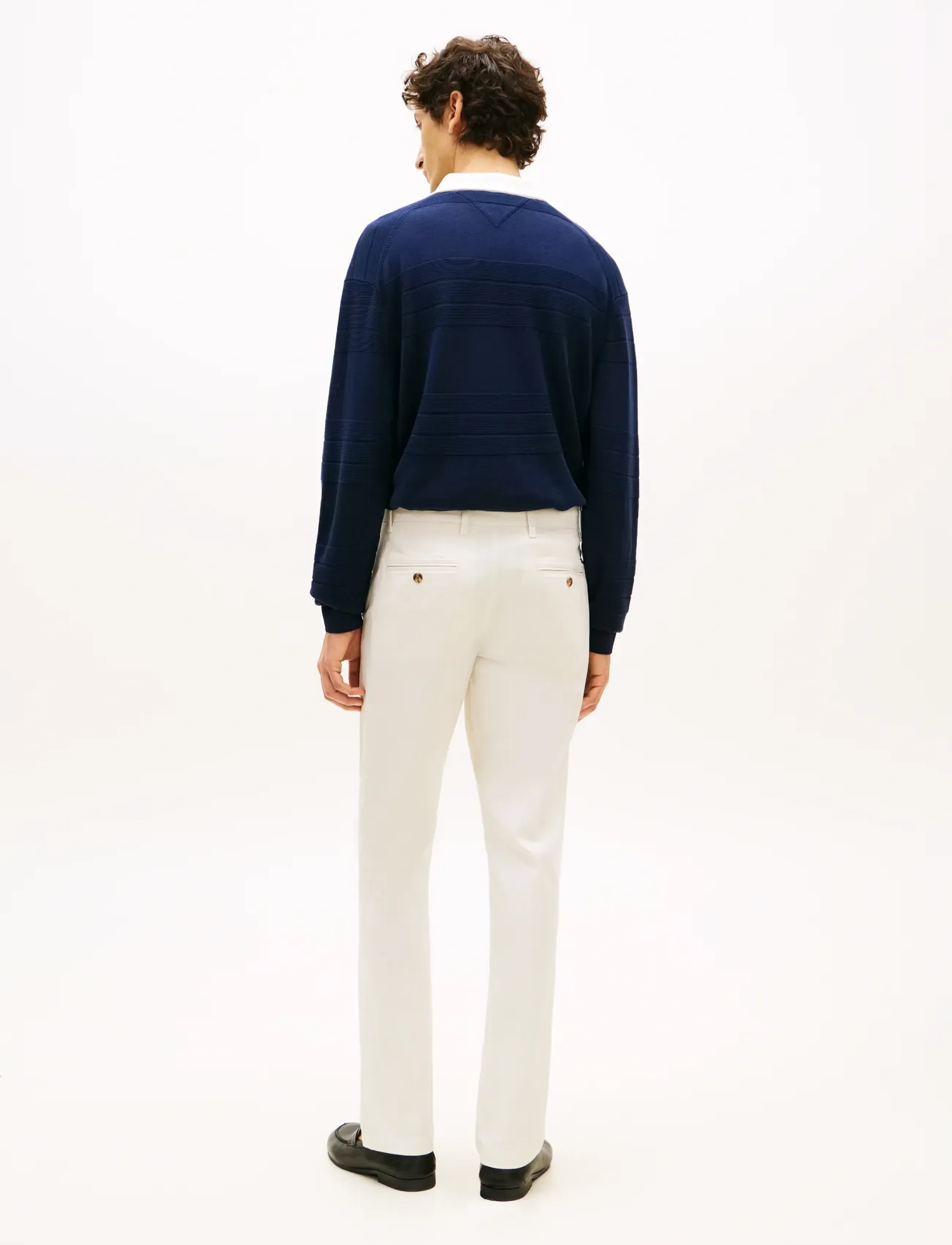 Tommy Hilfiger - DENTON PRINTED STRUCTURE - chinos - ivory petal - 2