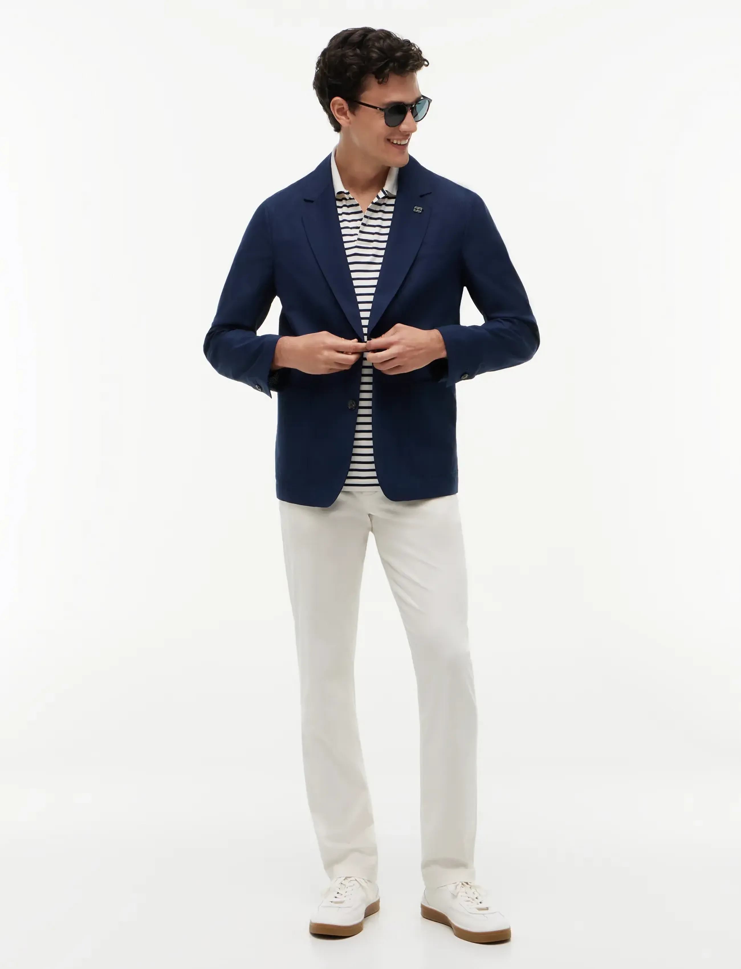 Tommy Hilfiger - DENTON PRINTED STRUCTURE - chinos - ivory petal - 3