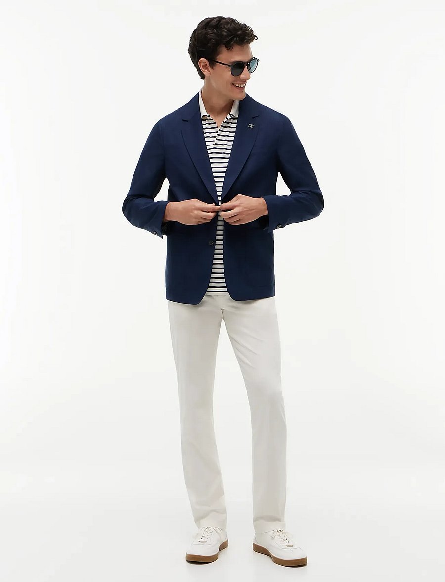 Tommy Hilfiger - DENTON PRINTED STRUCTURE - chinos - ivory petal - 3