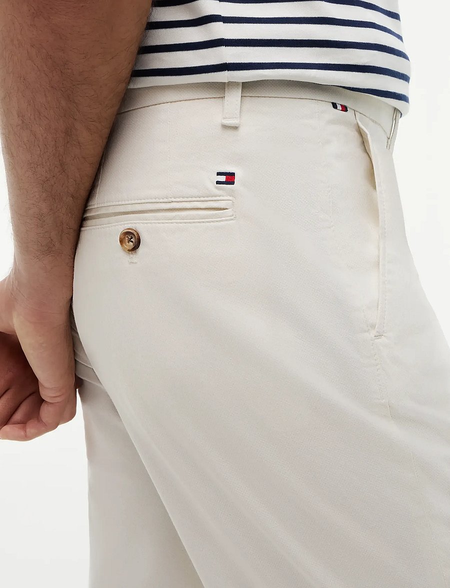 Tommy Hilfiger - DENTON PRINTED STRUCTURE - chinos - ivory petal - 4