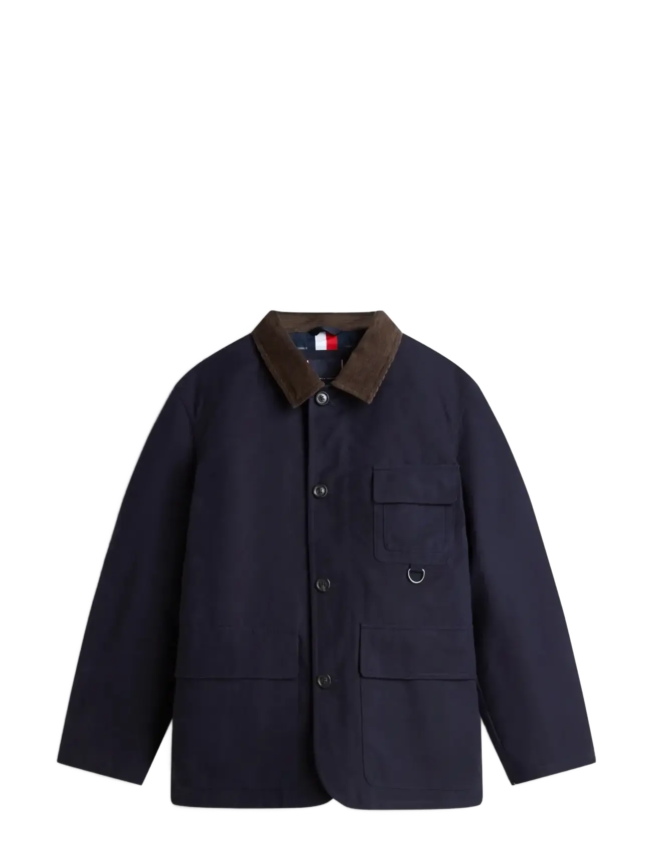 TOMMY HILFIGER Waxed Barn Jacke Navy - S - Herren