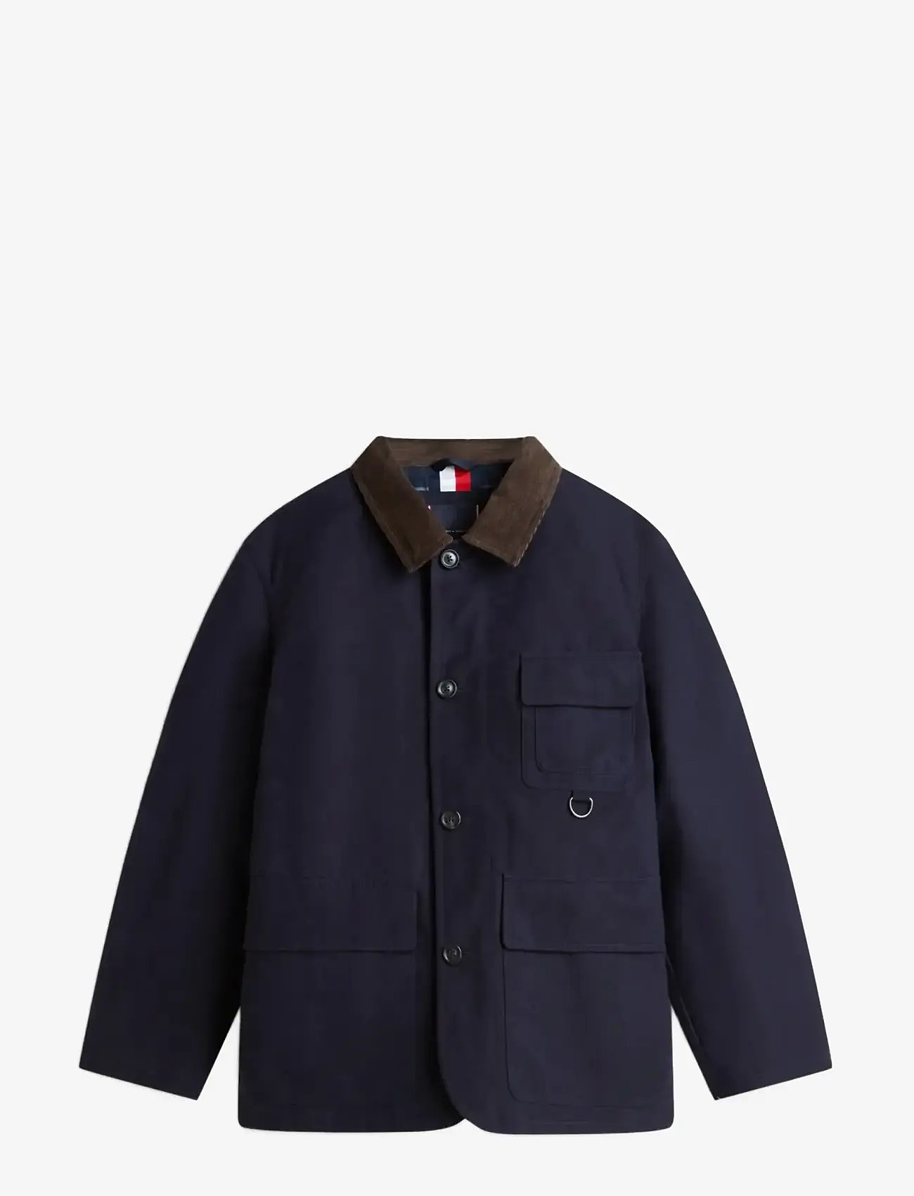 Tommy Hilfiger - WAXED BARN JACKET - leichte jacken - desert sky - 1