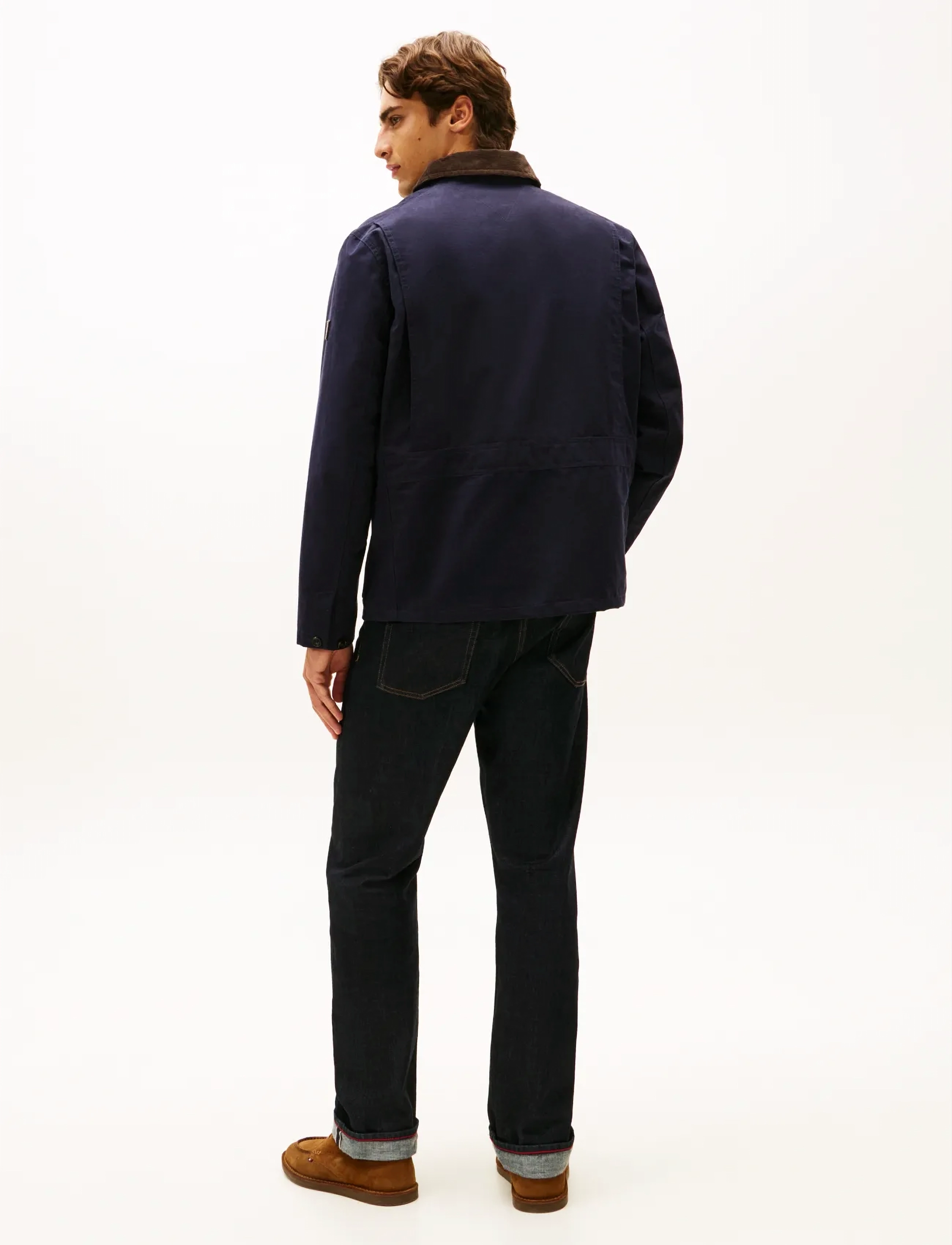 Tommy Hilfiger - WAXED BARN JACKET - lentejassen - desert sky - 3