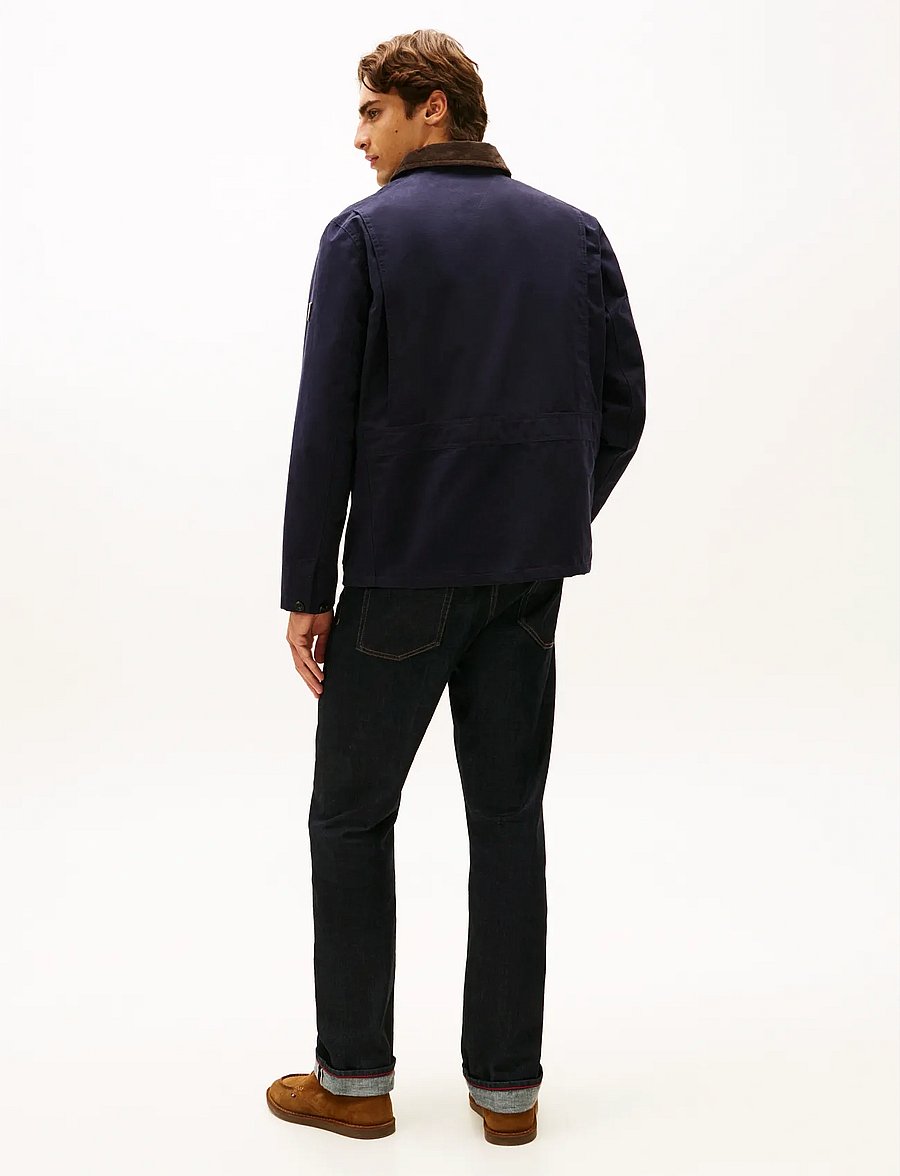 Tommy Hilfiger - WAXED BARN JACKET - leichte jacken - desert sky - 3
