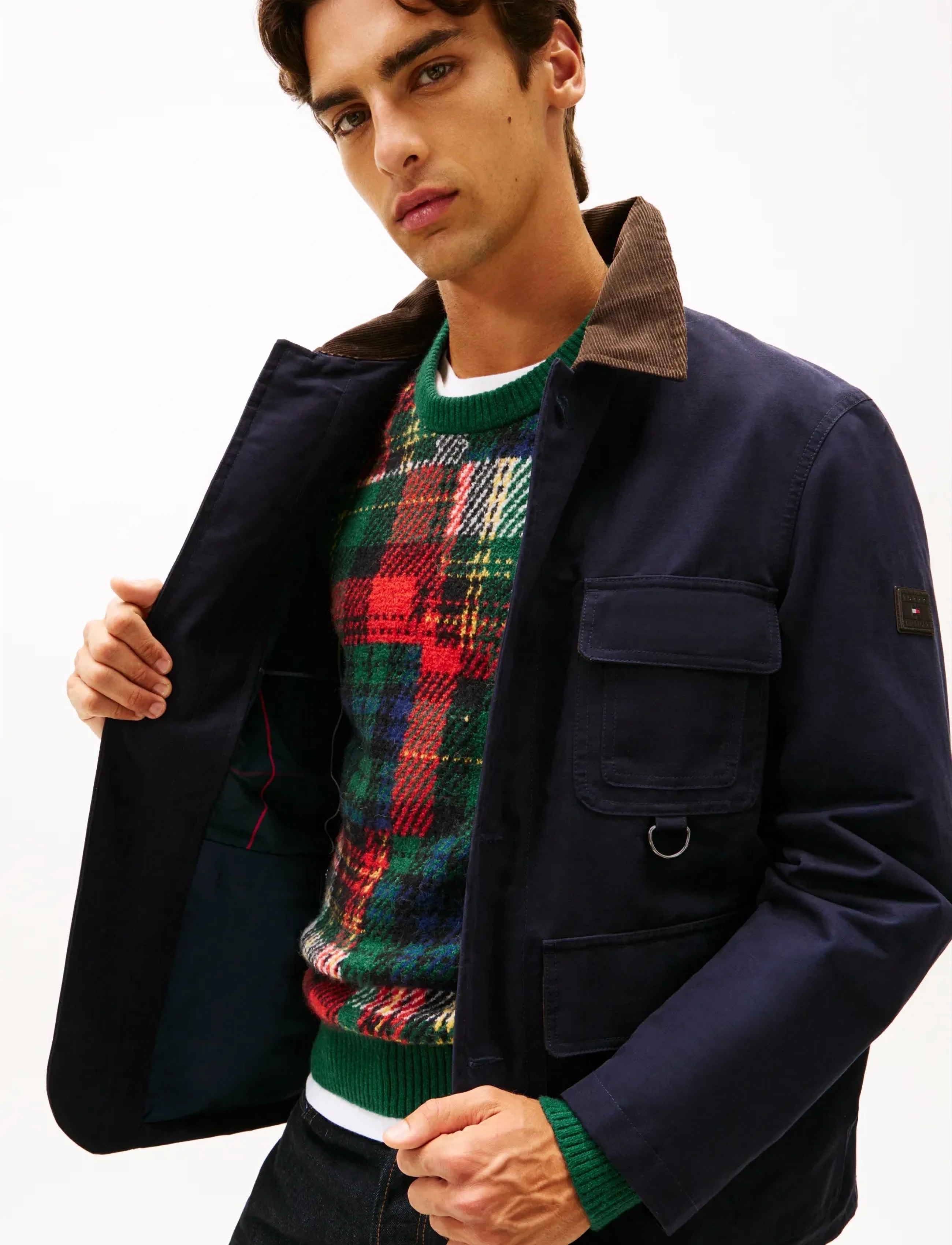 Tommy Hilfiger - WAXED BARN JACKET - lentejassen - desert sky - 4