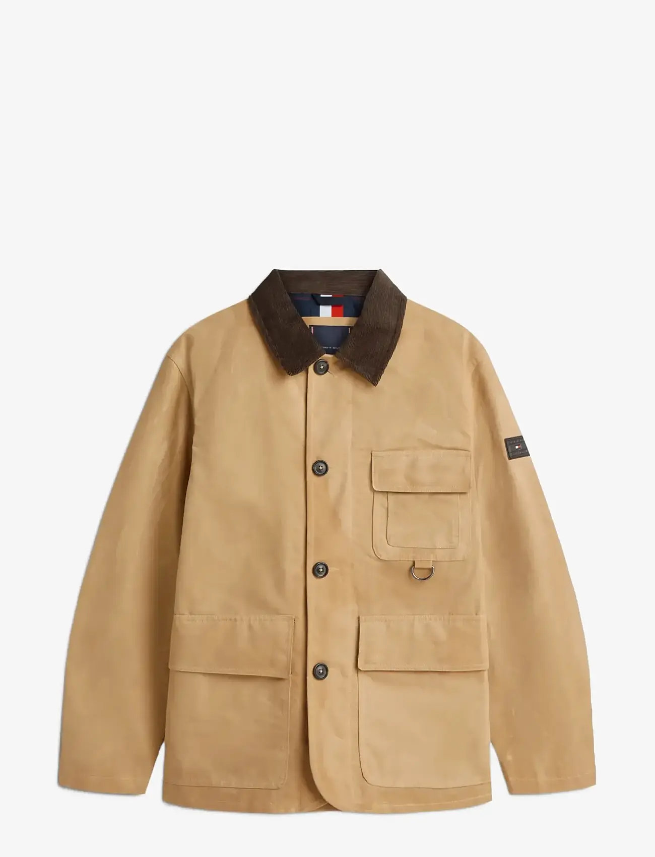 Tommy Hilfiger - WAXED BARN JACKET - leichte jacken - safari canvas - 1