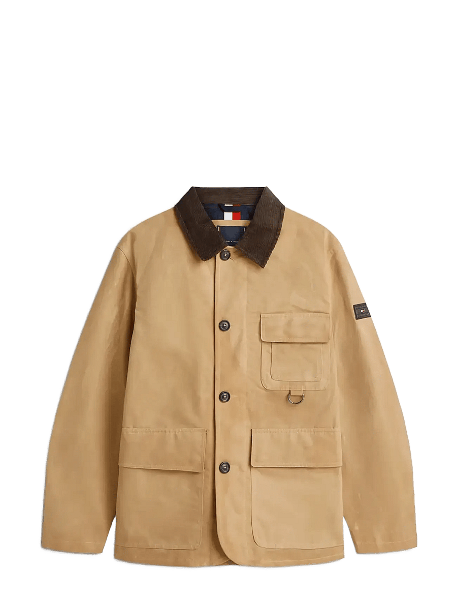 Tommy Hilfiger - WAXED BARN JACKET - Õhukesed jakid - safari canvas - 1