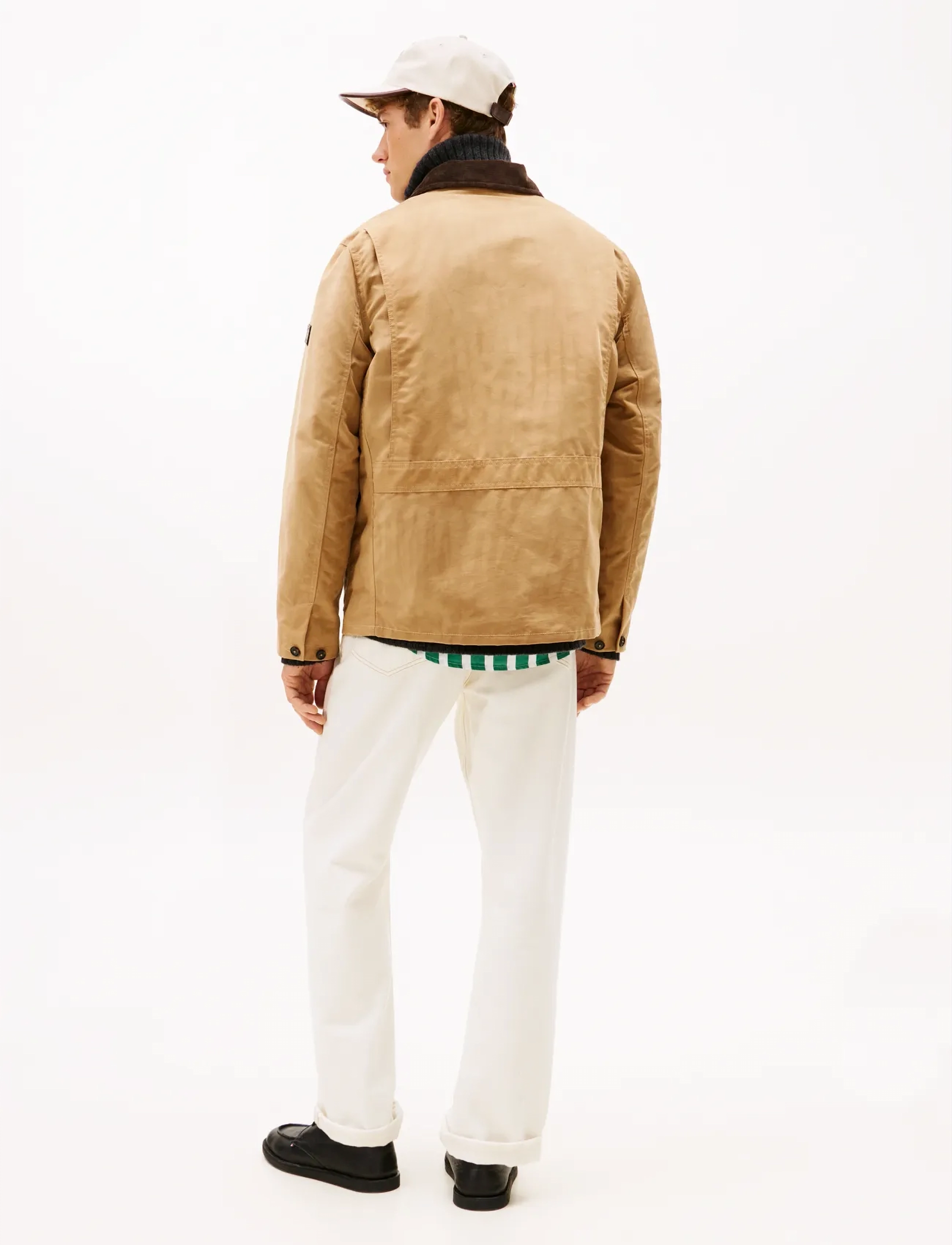 Tommy Hilfiger - WAXED BARN JACKET - Õhukesed jakid - safari canvas - 3