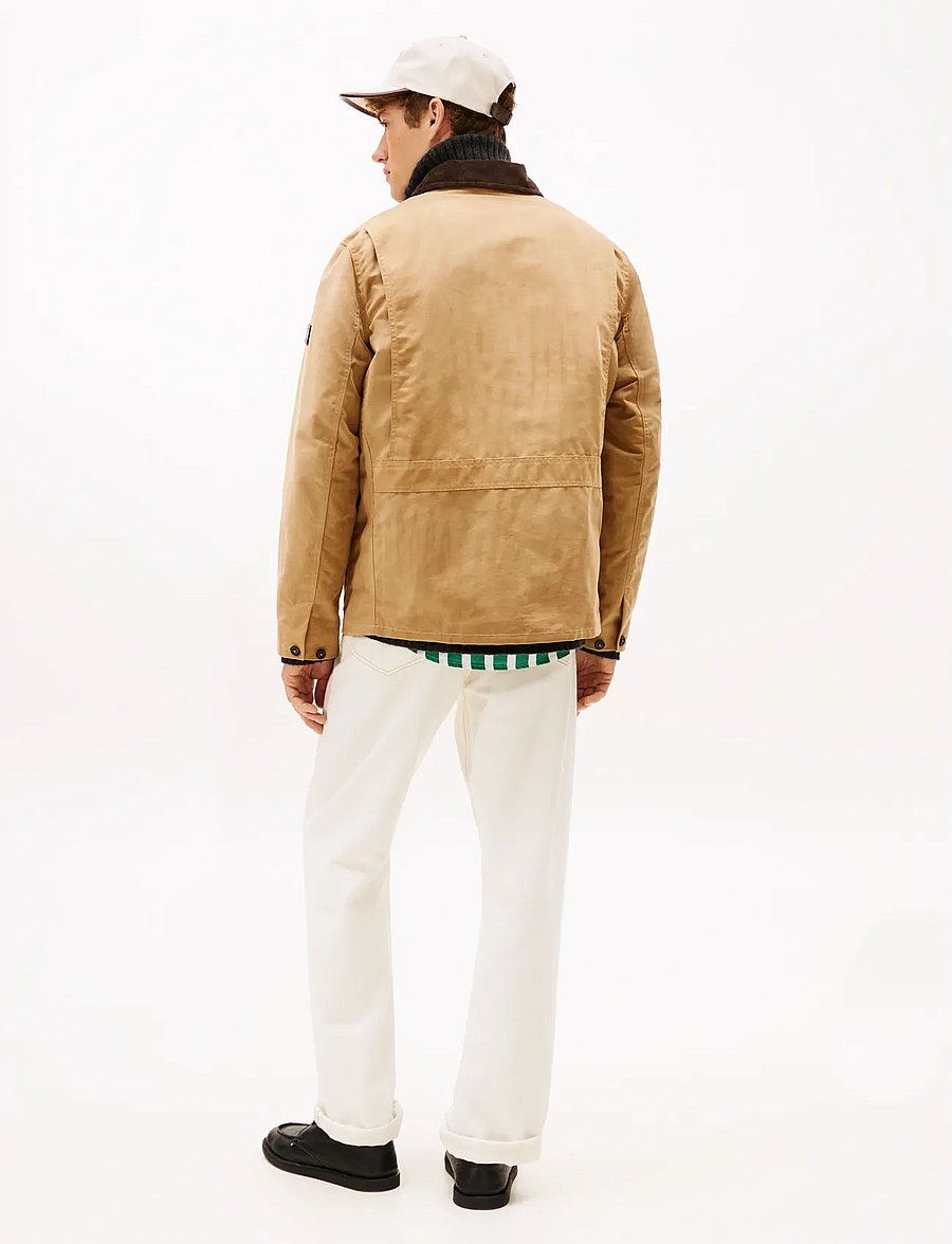 Tommy Hilfiger - WAXED BARN JACKET - Õhukesed jakid - safari canvas - 3