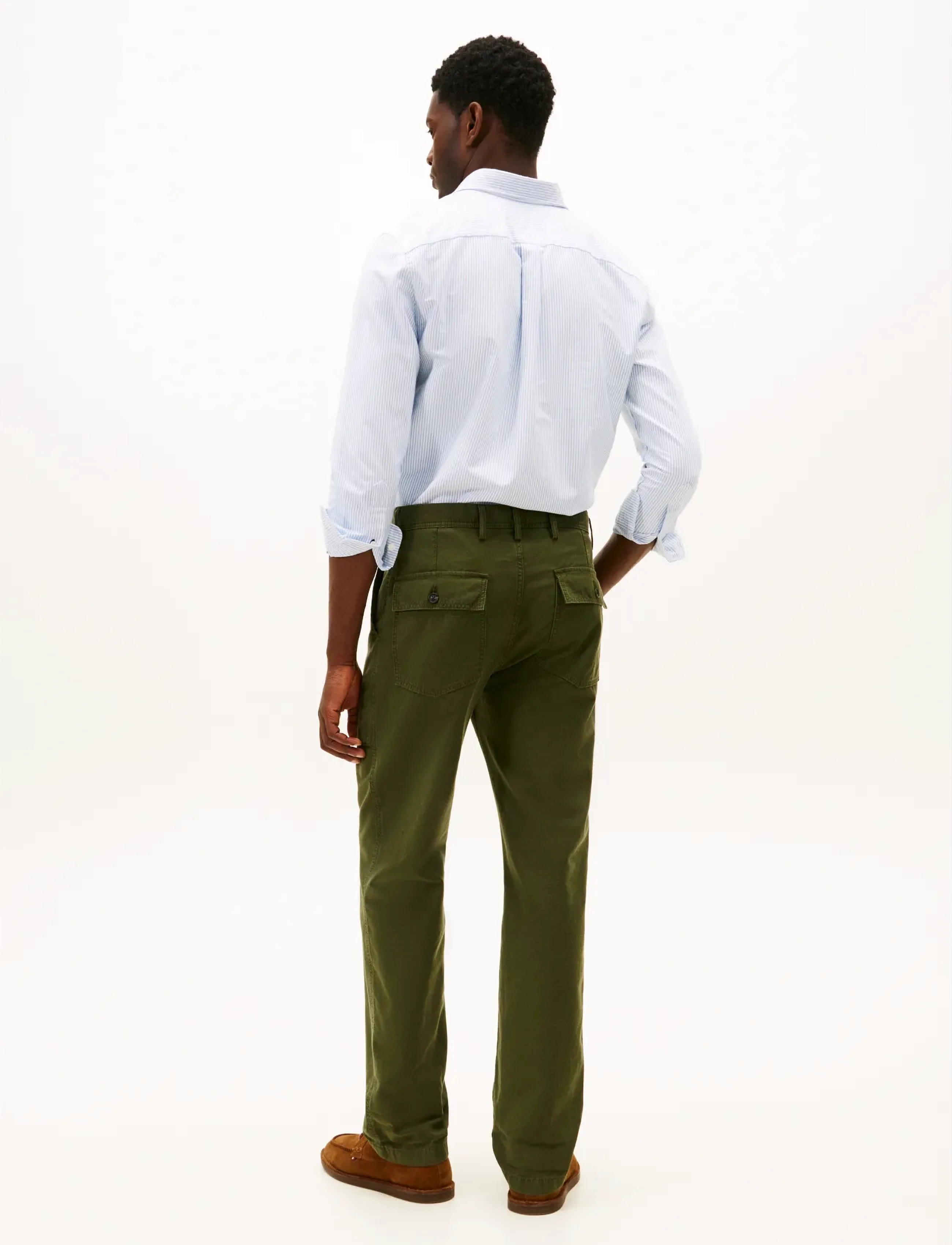 Tommy Hilfiger - MERCER RIGID UTILITY GMD - casual bukser - arctic spruce - 2