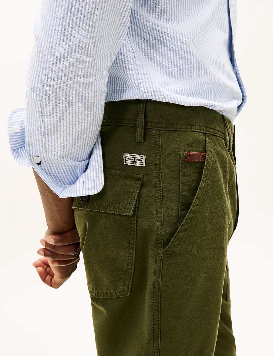 Tommy Hilfiger - MERCER RIGID UTILITY GMD - casual bukser - arctic spruce - 4